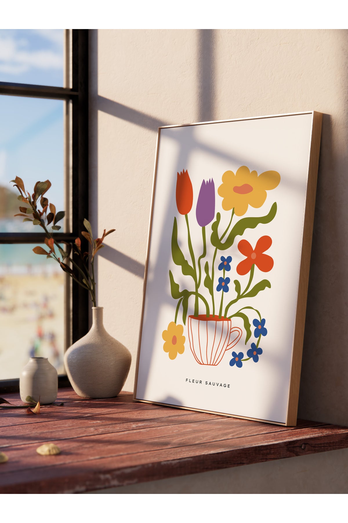 Estetik Duvar Posteri - Estetik Çizim Çerçevesiz Poster - Yatak Odası, Salon, Mutfak Duvar Dekoru