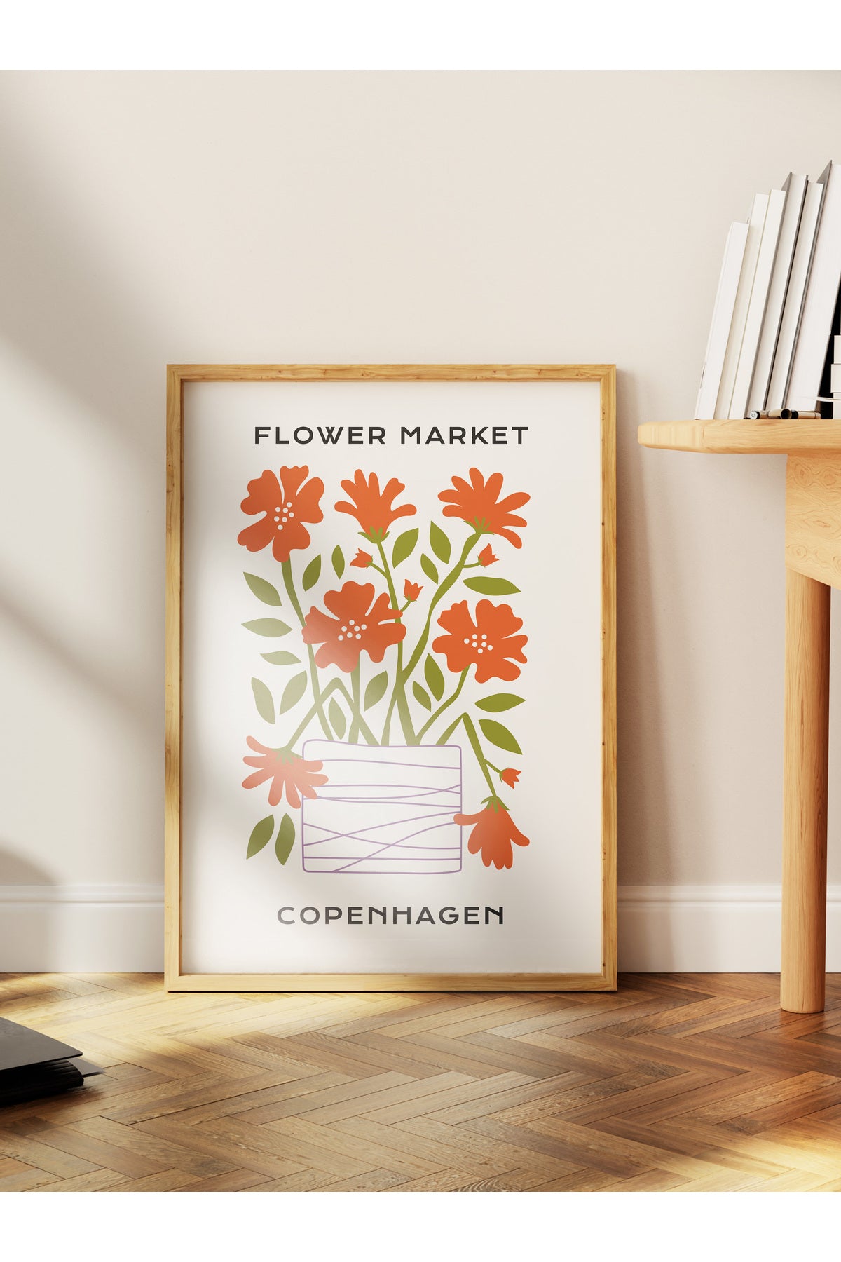 Estetik Duvar Posteri - Estetik Çizim Çerçevesiz Poster - Yatak Odası, Salon, Mutfak Duvar Dekoru