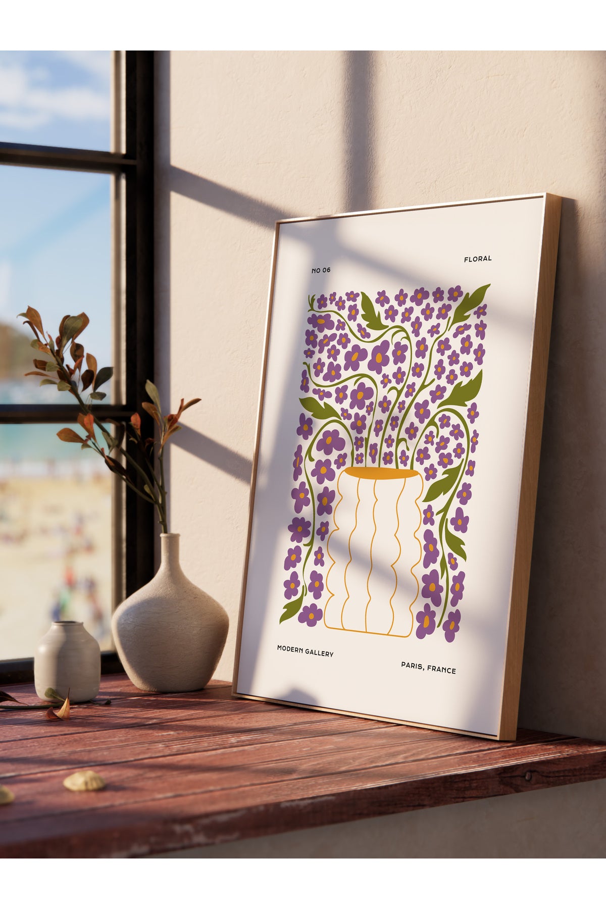 Estetik Duvar Posteri - Estetik Çizim Çerçevesiz Poster - Yatak Odası, Salon, Mutfak Duvar Dekoru