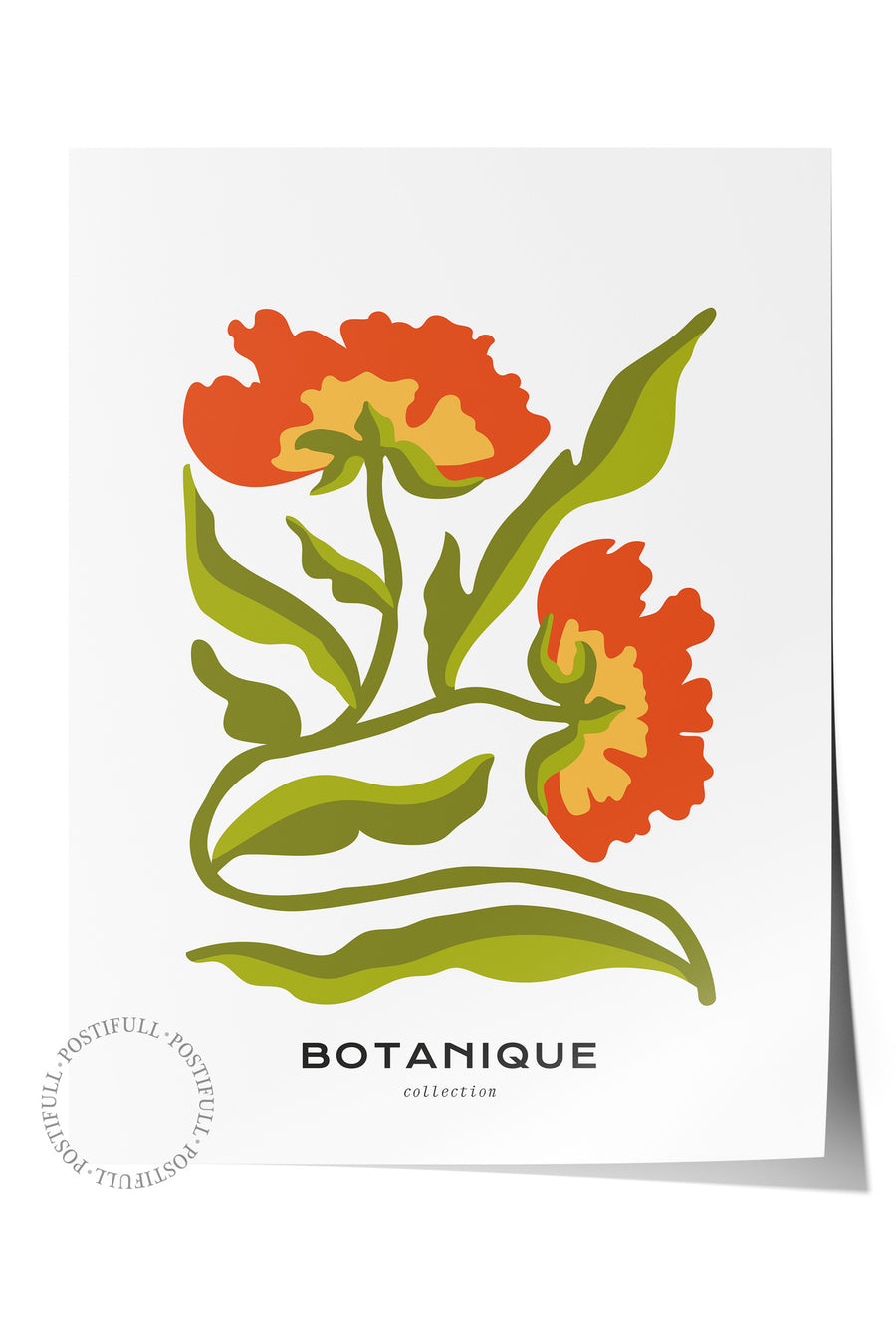 Botanique Tropikal İllustrasyon Çerçevesiz Poster