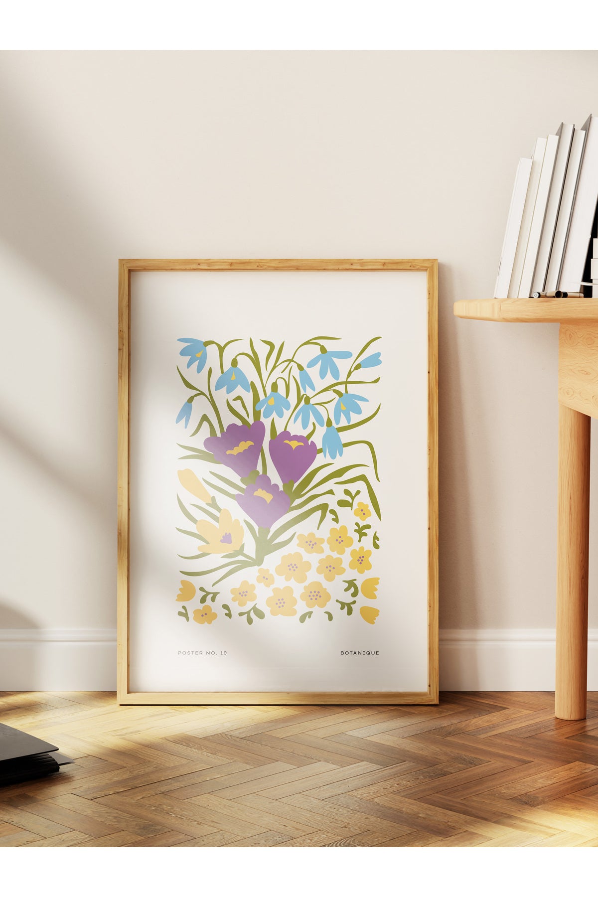 Estetik Duvar Posteri - Estetik Çizim Çerçevesiz Poster - Yatak Odası, Salon, Mutfak Duvar Dekoru