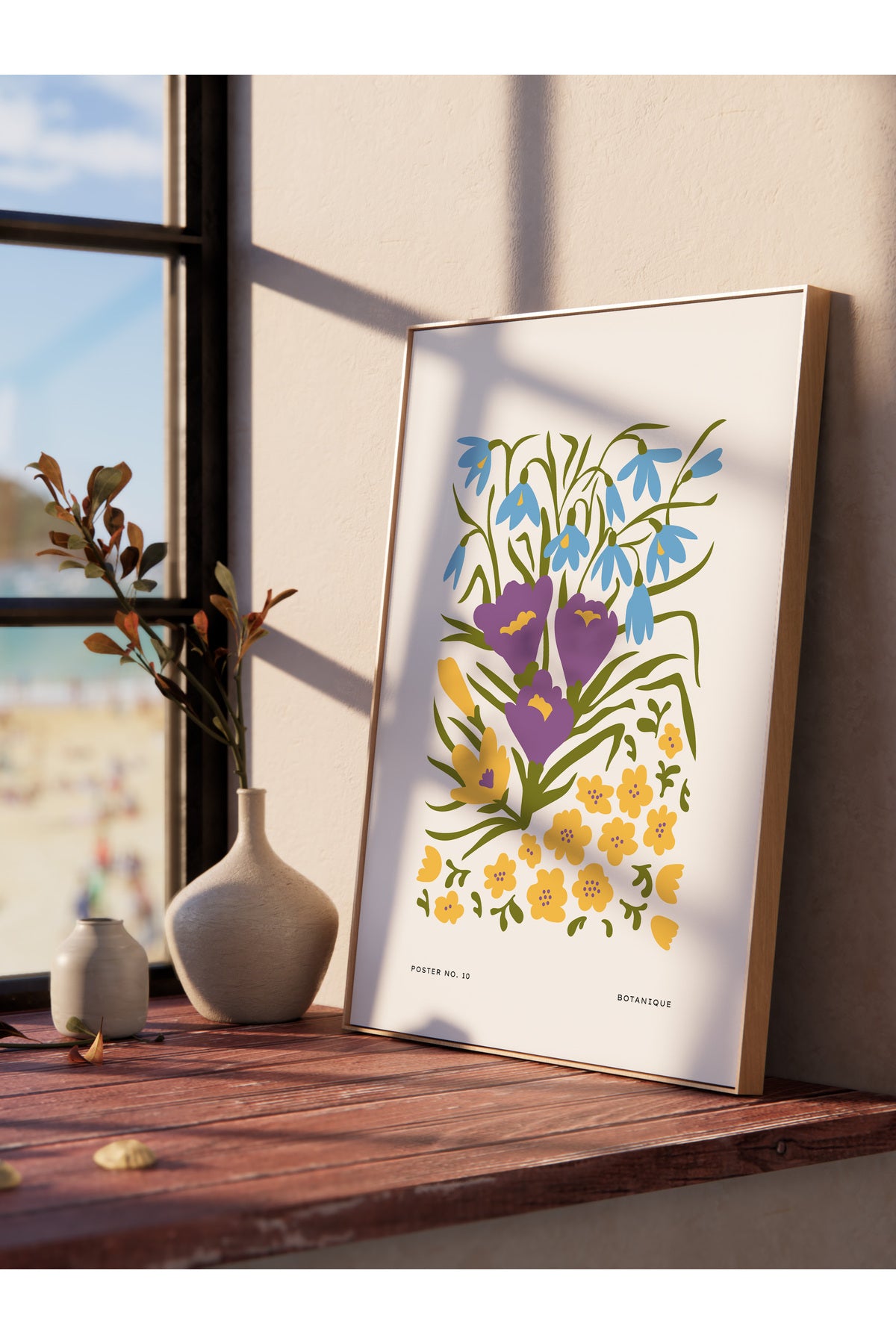 Estetik Duvar Posteri - Estetik Çizim Çerçevesiz Poster - Yatak Odası, Salon, Mutfak Duvar Dekoru