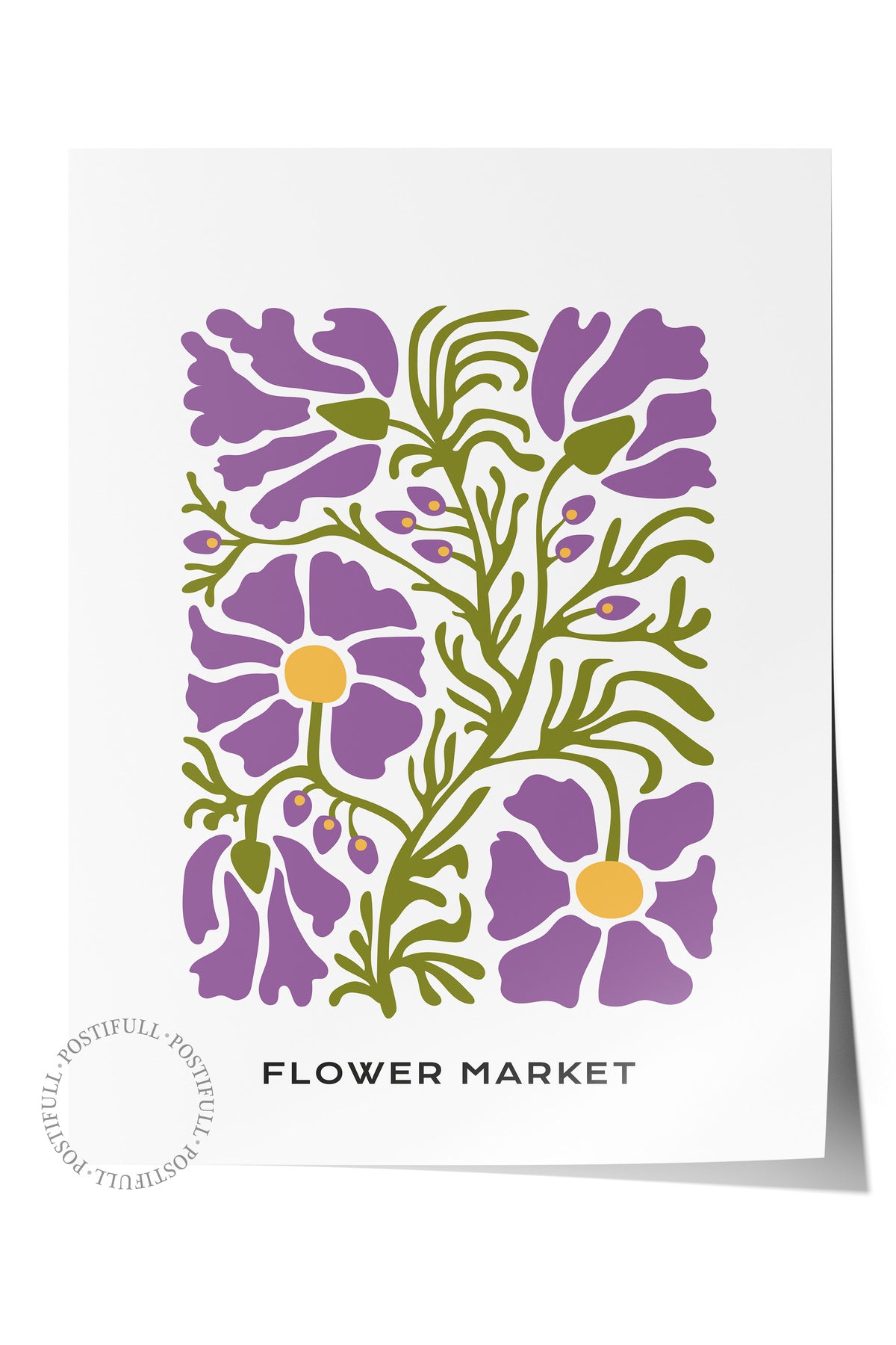 Estetik Duvar Posteri - Estetik Çizim Çerçevesiz Poster - Yatak Odası, Salon, Mutfak Duvar Dekoru