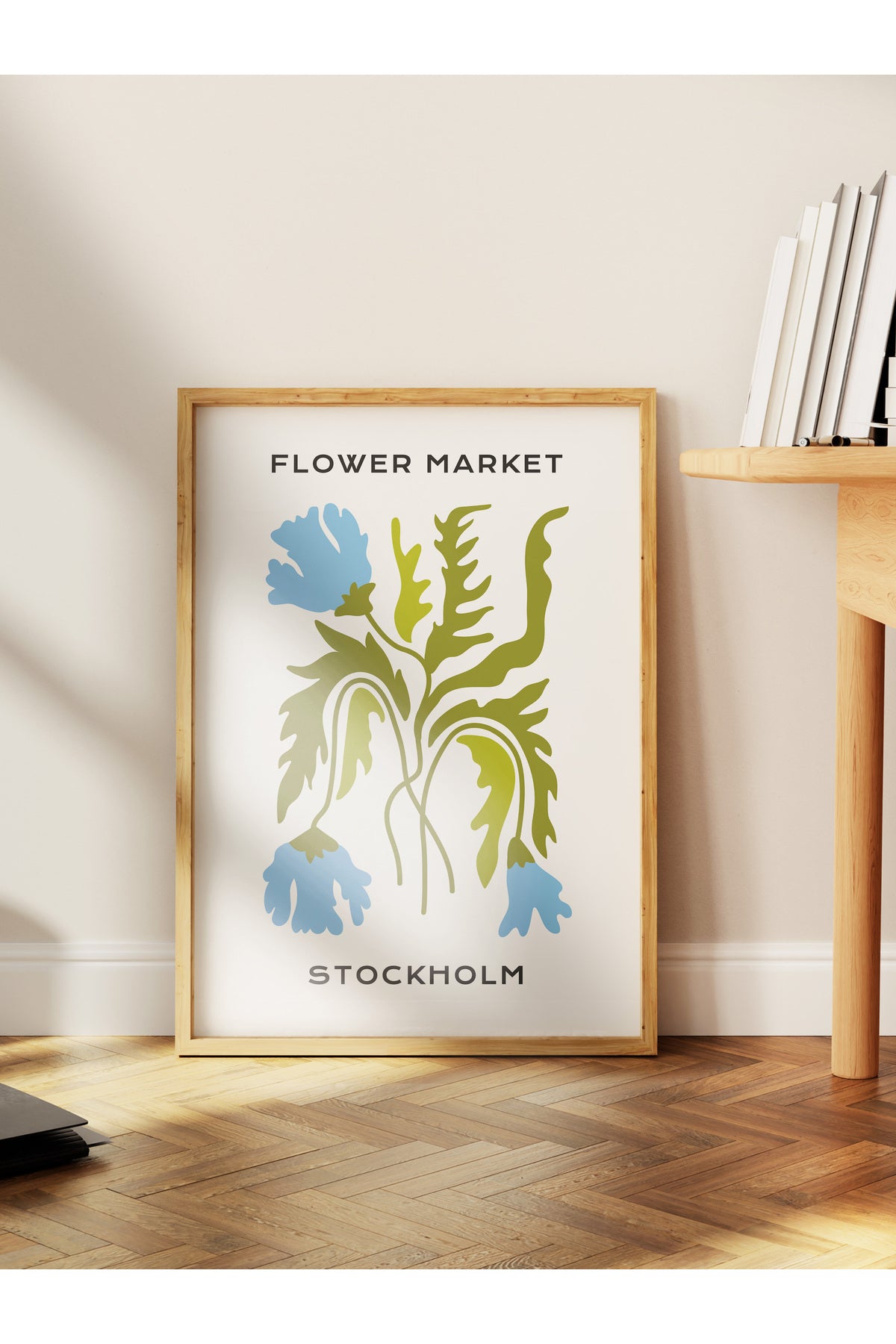 Estetik Duvar Posteri - Estetik Çizim Çerçevesiz Poster - Yatak Odası, Salon, Mutfak Duvar Dekoru