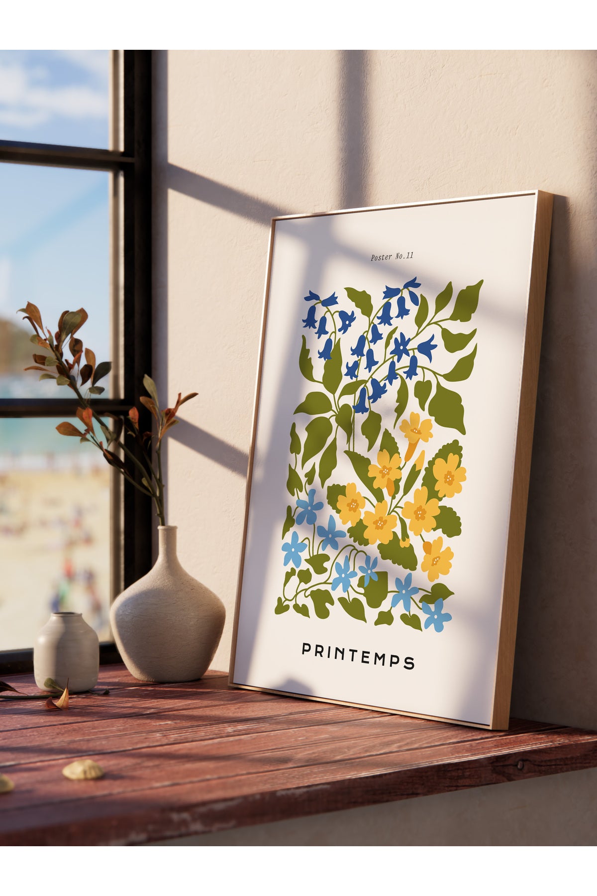 Estetik Duvar Posteri - Estetik Çizim Çerçevesiz Poster - Yatak Odası, Salon, Mutfak Duvar Dekoru