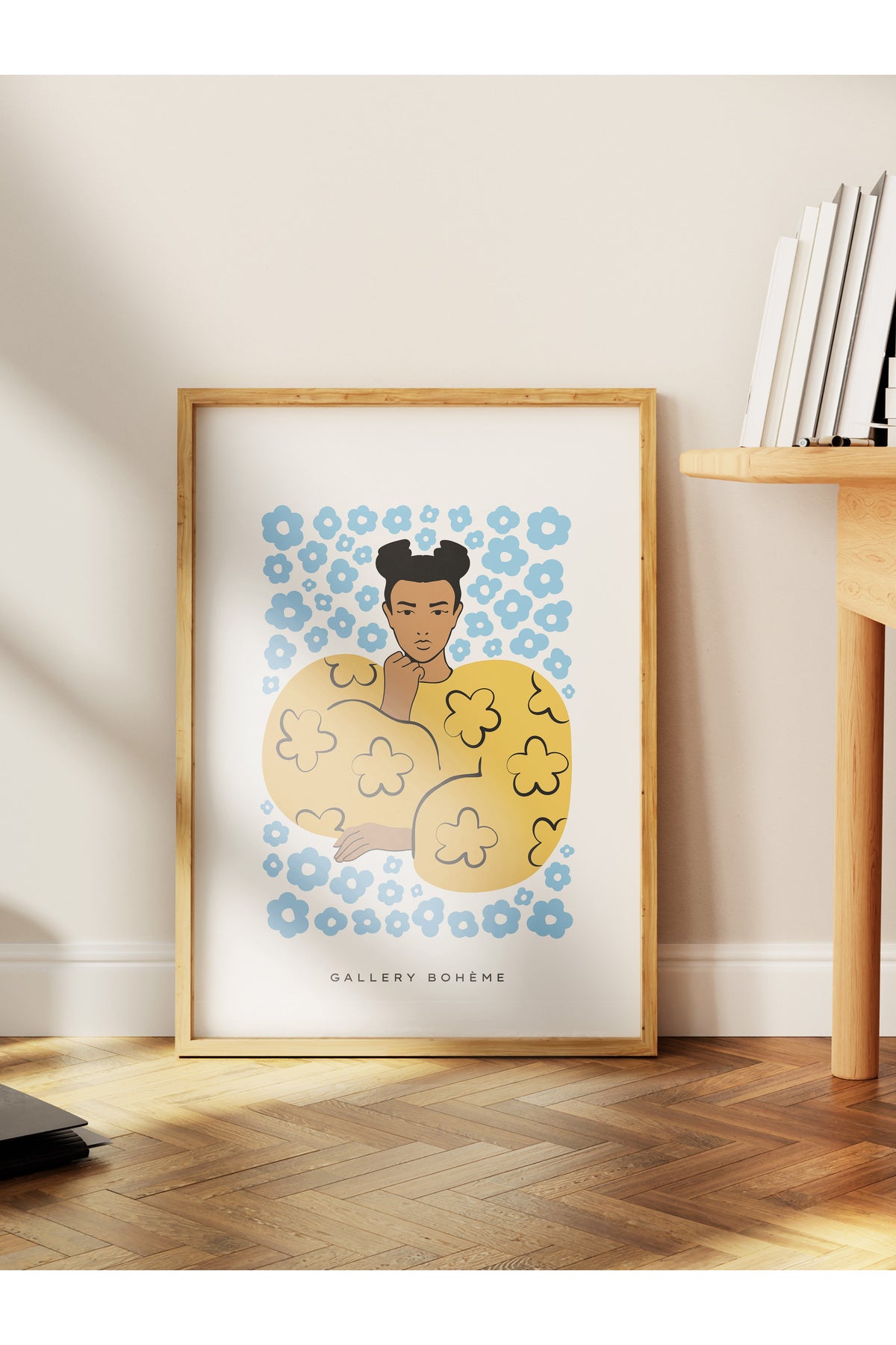 Estetik Duvar Posteri - Estetik Çizim Çerçevesiz Poster - Yatak Odası, Salon, Mutfak Duvar Dekoru