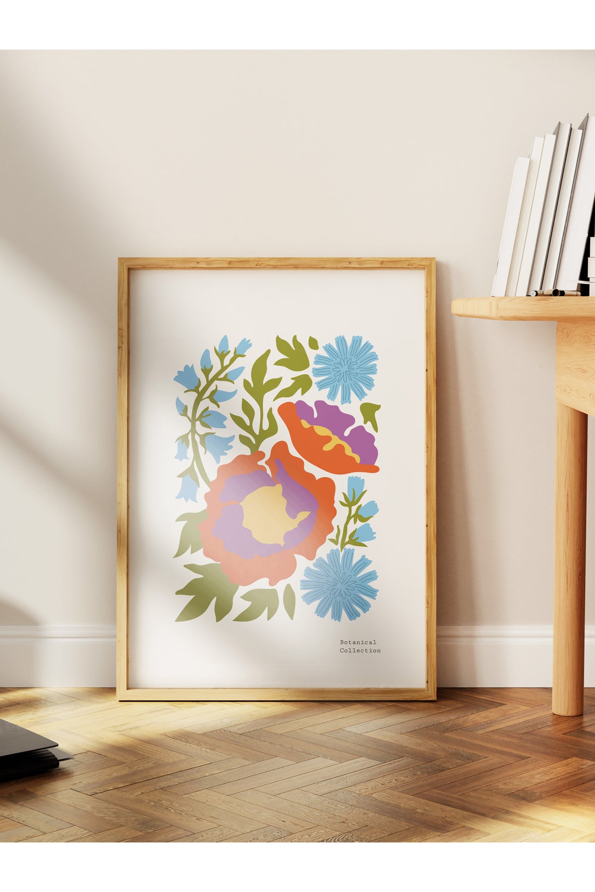 Estetik Duvar Posteri - Estetik Çizim Çerçevesiz Poster - Yatak Odası, Salon, Mutfak Duvar Dekoru