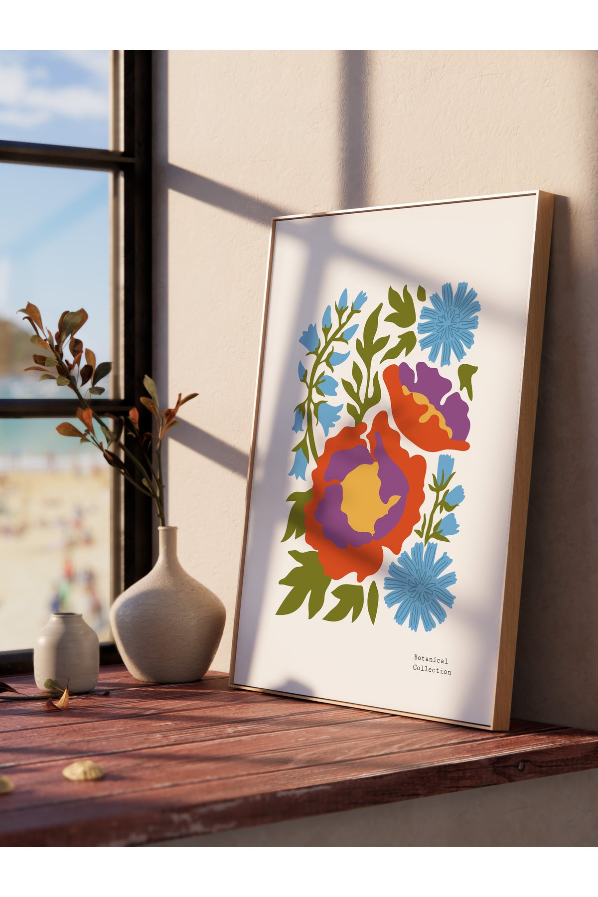 Estetik Duvar Posteri - Estetik Çizim Çerçevesiz Poster - Yatak Odası, Salon, Mutfak Duvar Dekoru