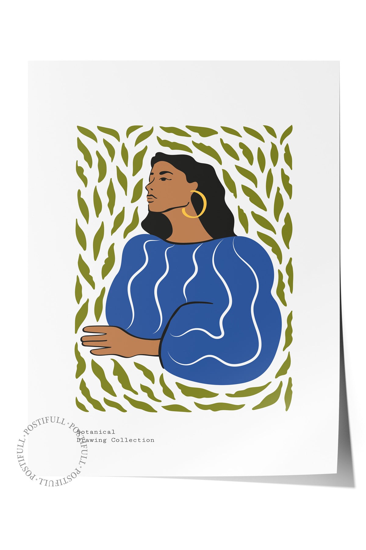 Estetik Duvar Posteri - Estetik Çizim Çerçevesiz Poster - Yatak Odası, Salon, Mutfak Duvar Dekoru