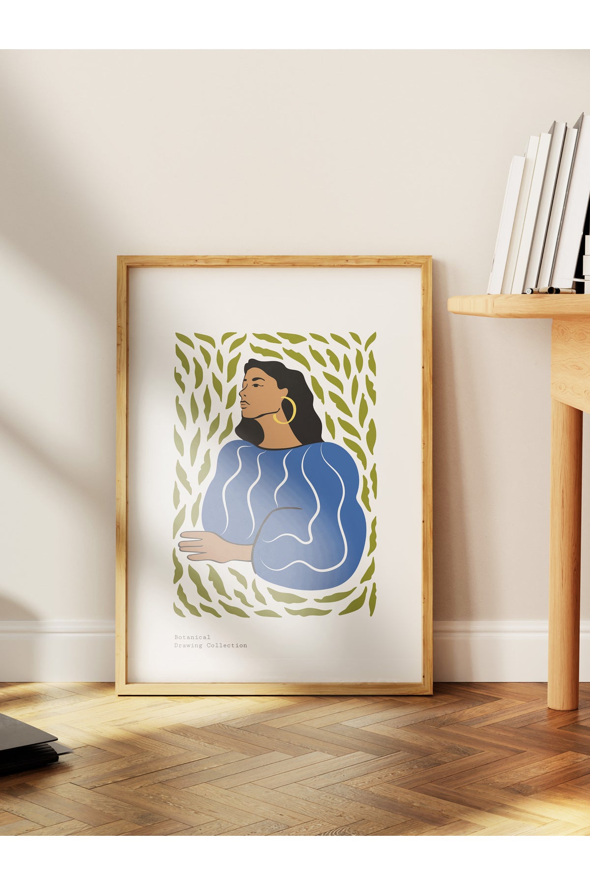 Estetik Duvar Posteri - Estetik Çizim Çerçevesiz Poster - Yatak Odası, Salon, Mutfak Duvar Dekoru