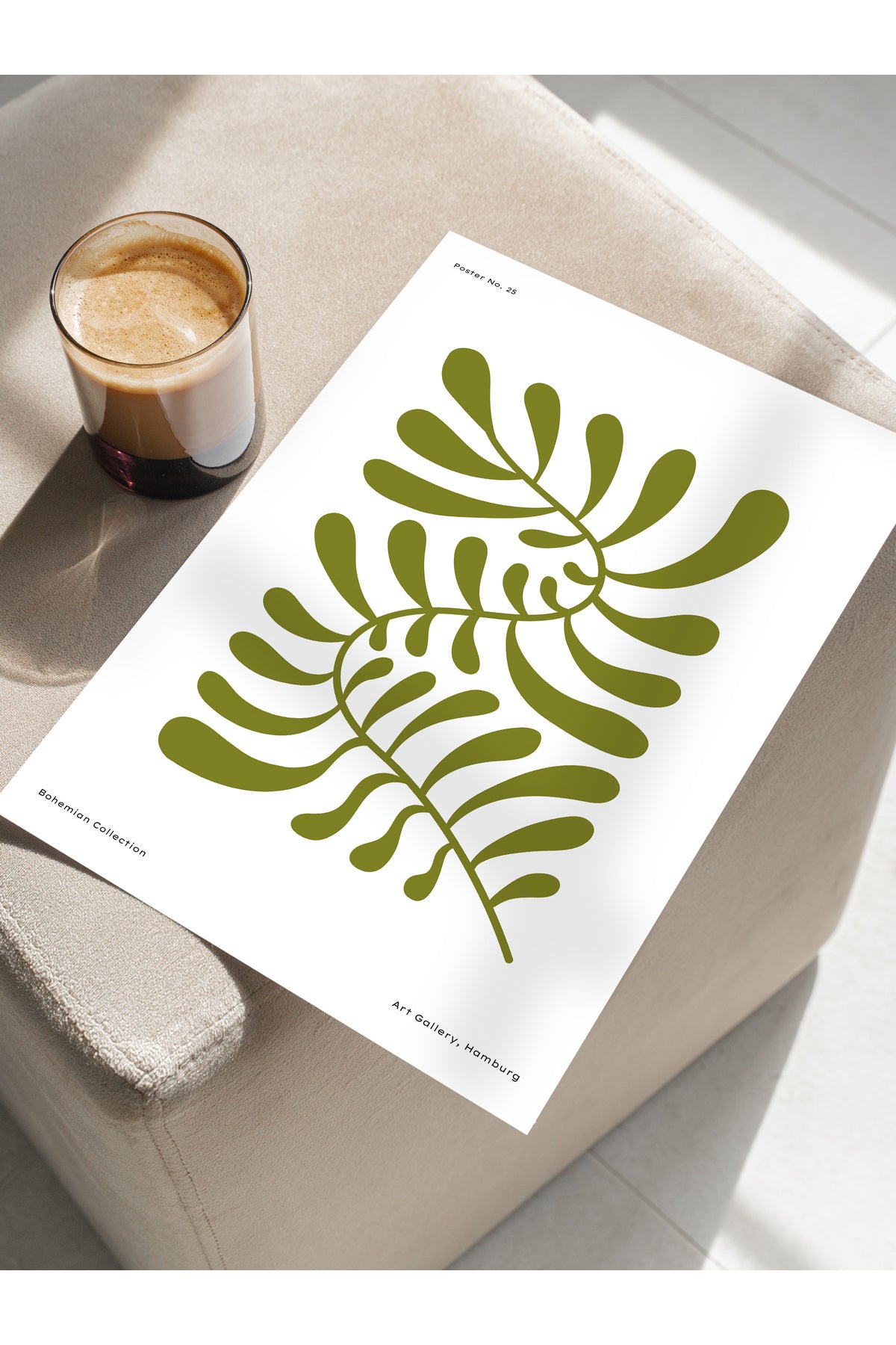 Estetik Duvar Posteri - Estetik Çizim Çerçevesiz Poster - Yatak Odası, Salon, Mutfak Duvar Dekoru