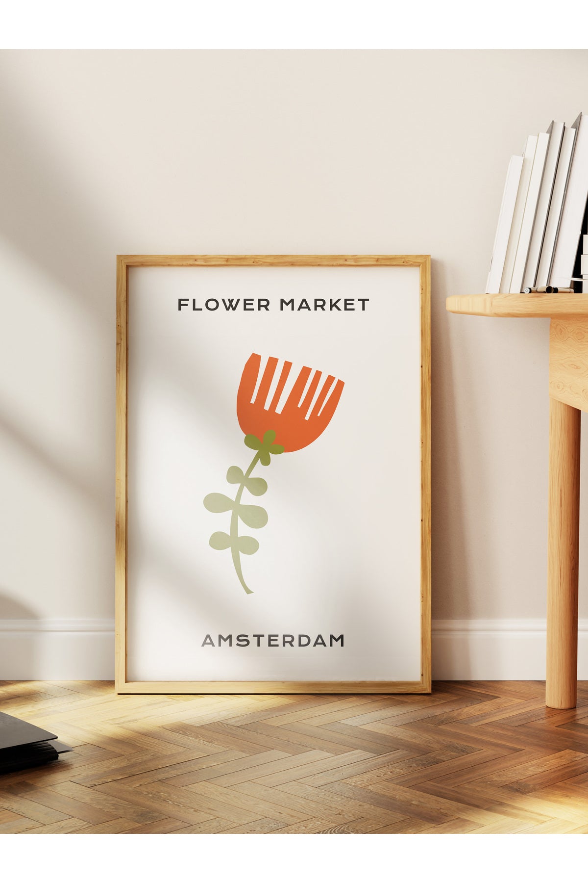 Estetik Duvar Posteri - Estetik Çizim Çerçevesiz Poster - Yatak Odası, Salon, Mutfak Duvar Dekoru