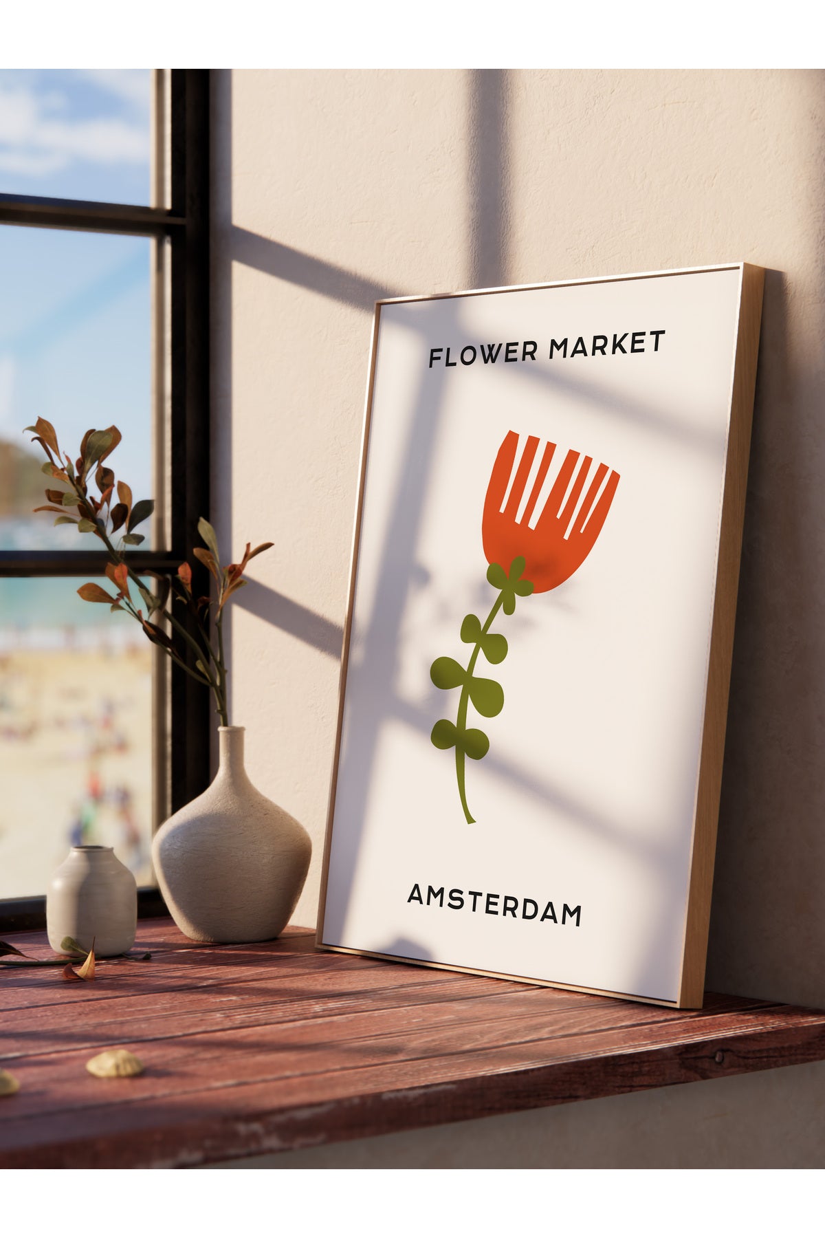 Estetik Duvar Posteri - Estetik Çizim Çerçevesiz Poster - Yatak Odası, Salon, Mutfak Duvar Dekoru