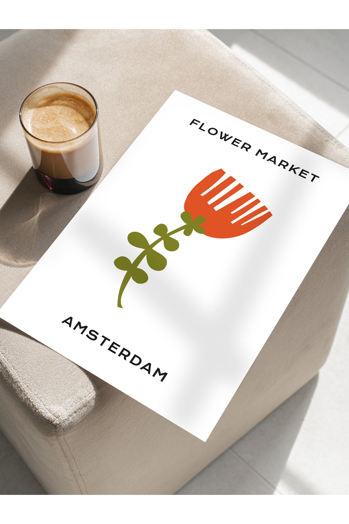 Estetik Duvar Posteri - Estetik Çizim Çerçevesiz Poster - Yatak Odası, Salon, Mutfak Duvar Dekoru