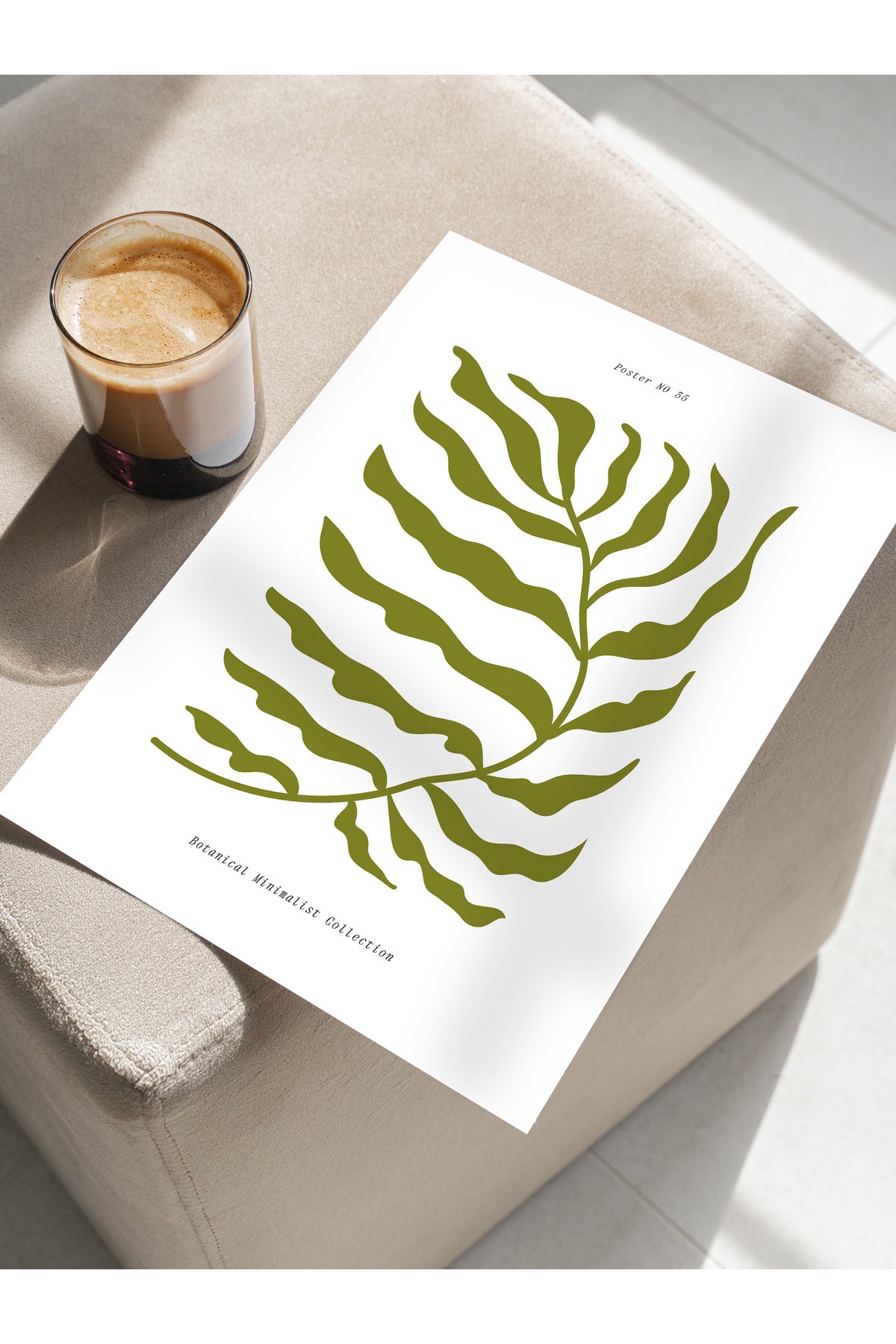 Estetik Duvar Posteri - Estetik Çizim Çerçevesiz Poster - Yatak Odası, Salon, Mutfak Duvar Dekoru