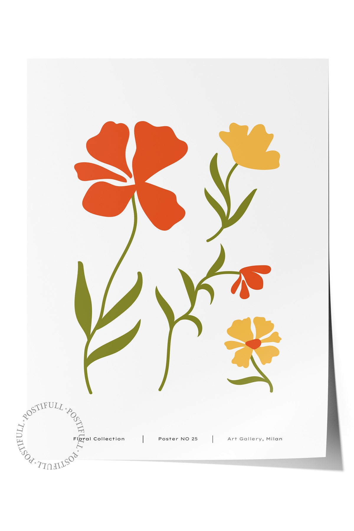 Estetik Duvar Posteri - Estetik Çizim Çerçevesiz Poster - Yatak Odası, Salon, Mutfak Duvar Dekoru