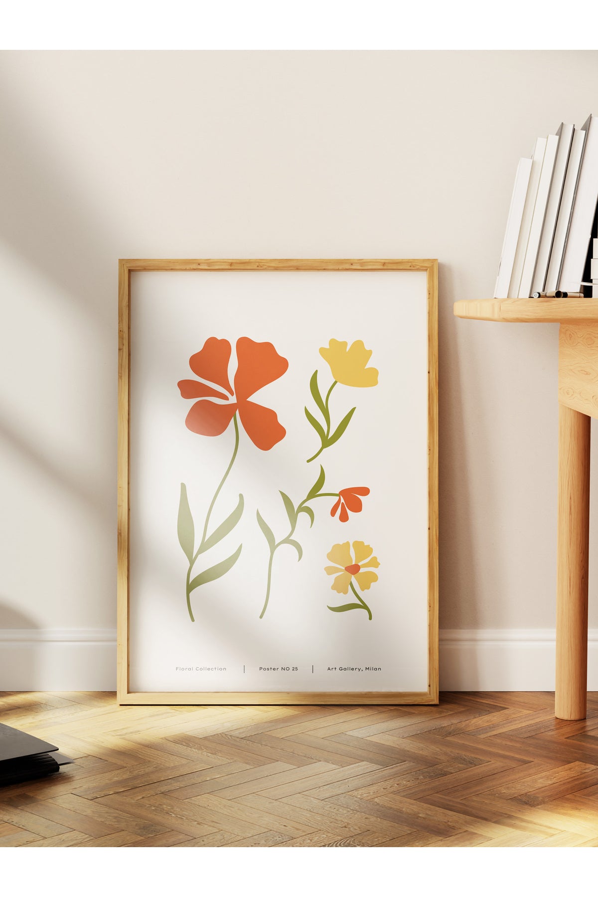 Estetik Duvar Posteri - Estetik Çizim Çerçevesiz Poster - Yatak Odası, Salon, Mutfak Duvar Dekoru