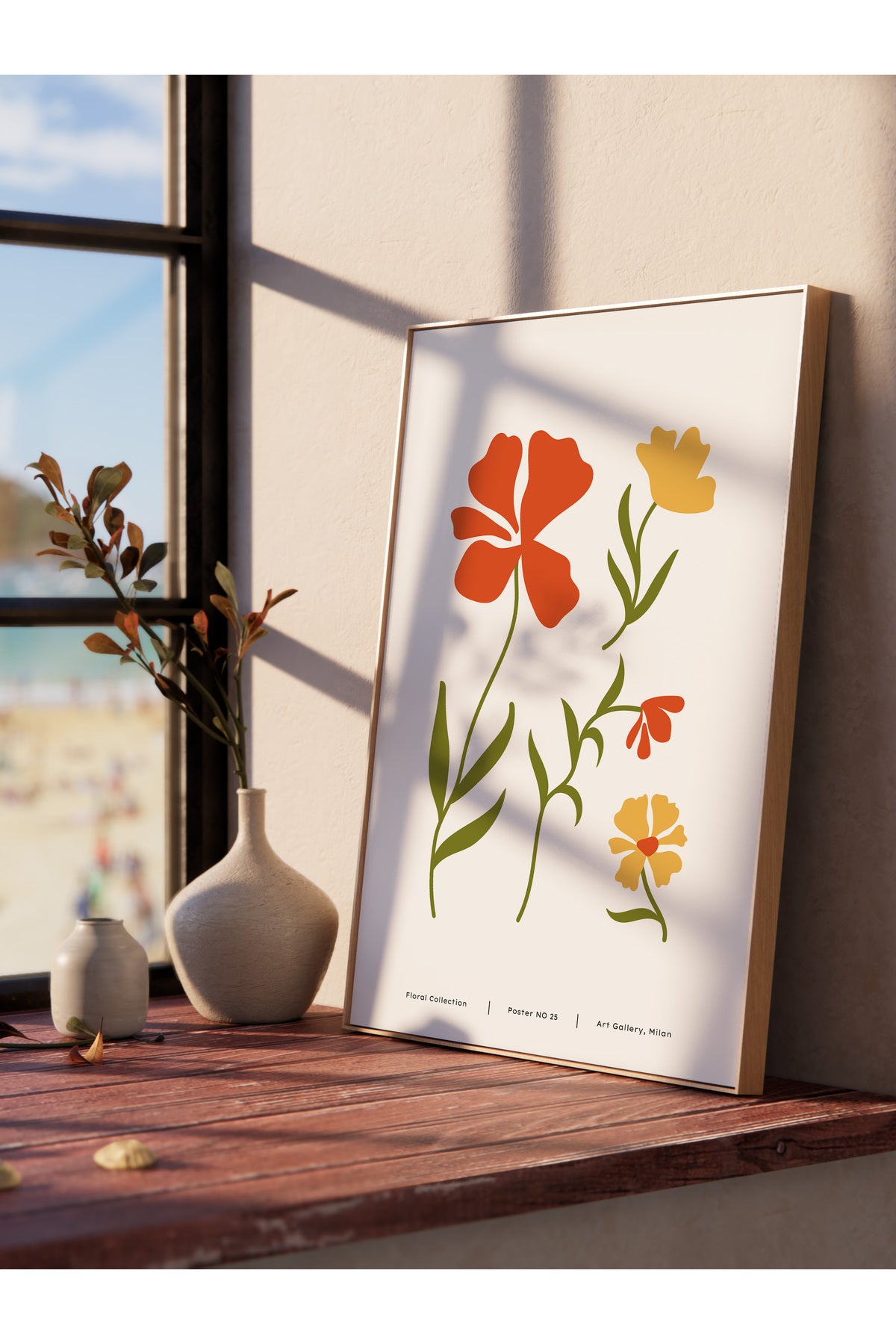 Estetik Duvar Posteri - Estetik Çizim Çerçevesiz Poster - Yatak Odası, Salon, Mutfak Duvar Dekoru