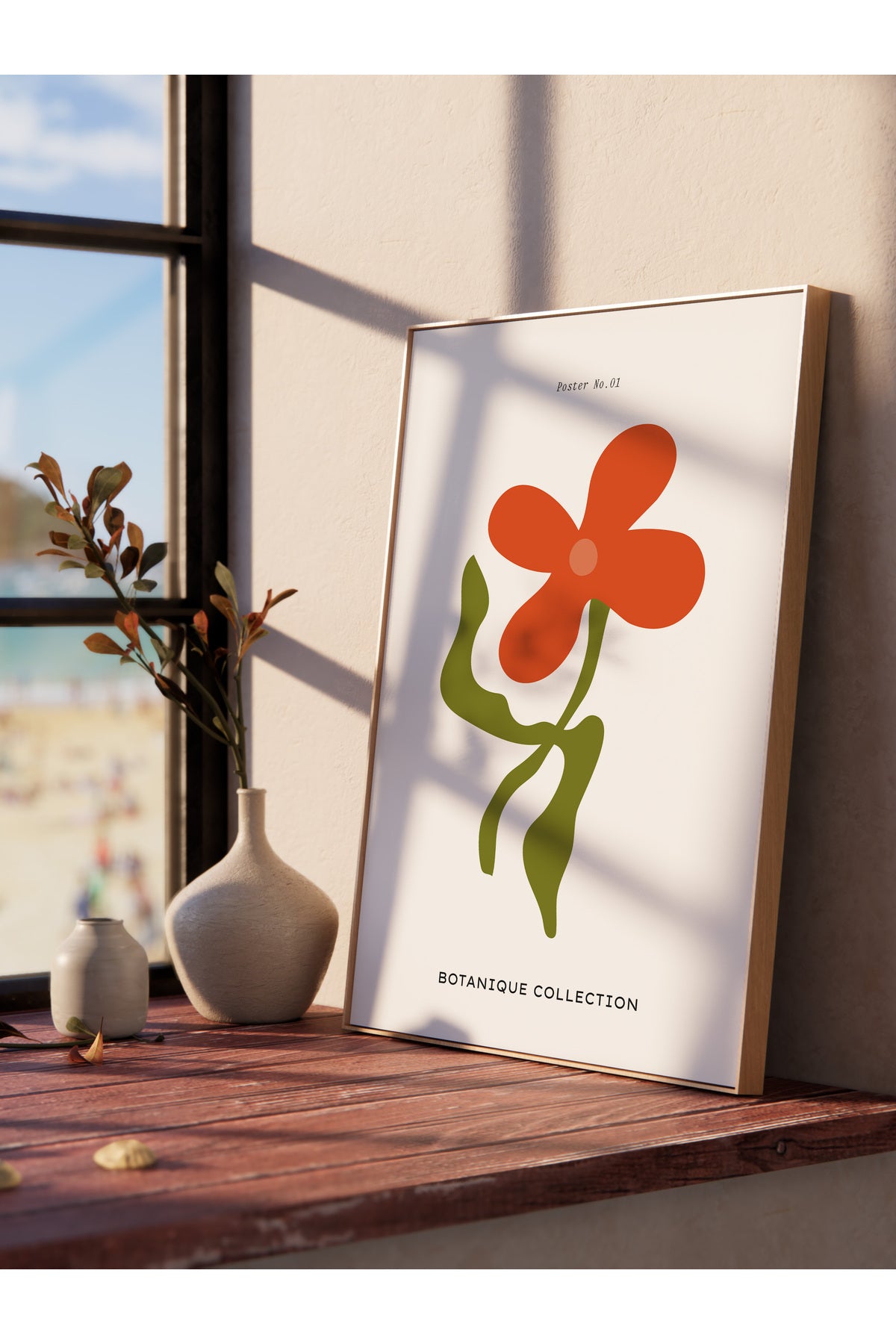 Estetik Duvar Posteri - Estetik Çizim Çerçevesiz Poster - Yatak Odası, Salon, Mutfak Duvar Dekoru