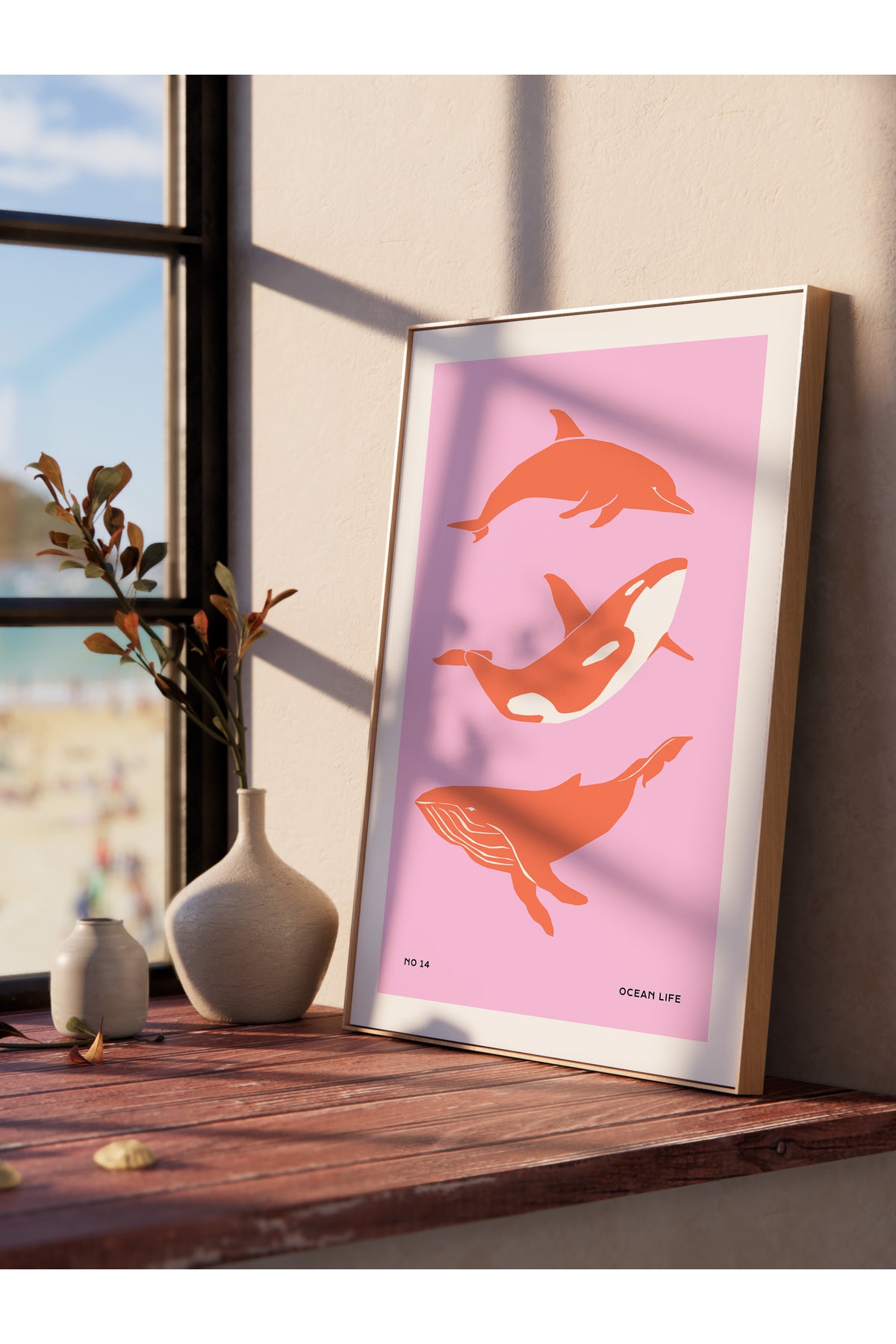 Estetik Duvar Posteri - Estetik Çizim Çerçevesiz Poster - Yatak Odası, Salon, Mutfak Duvar Dekoru