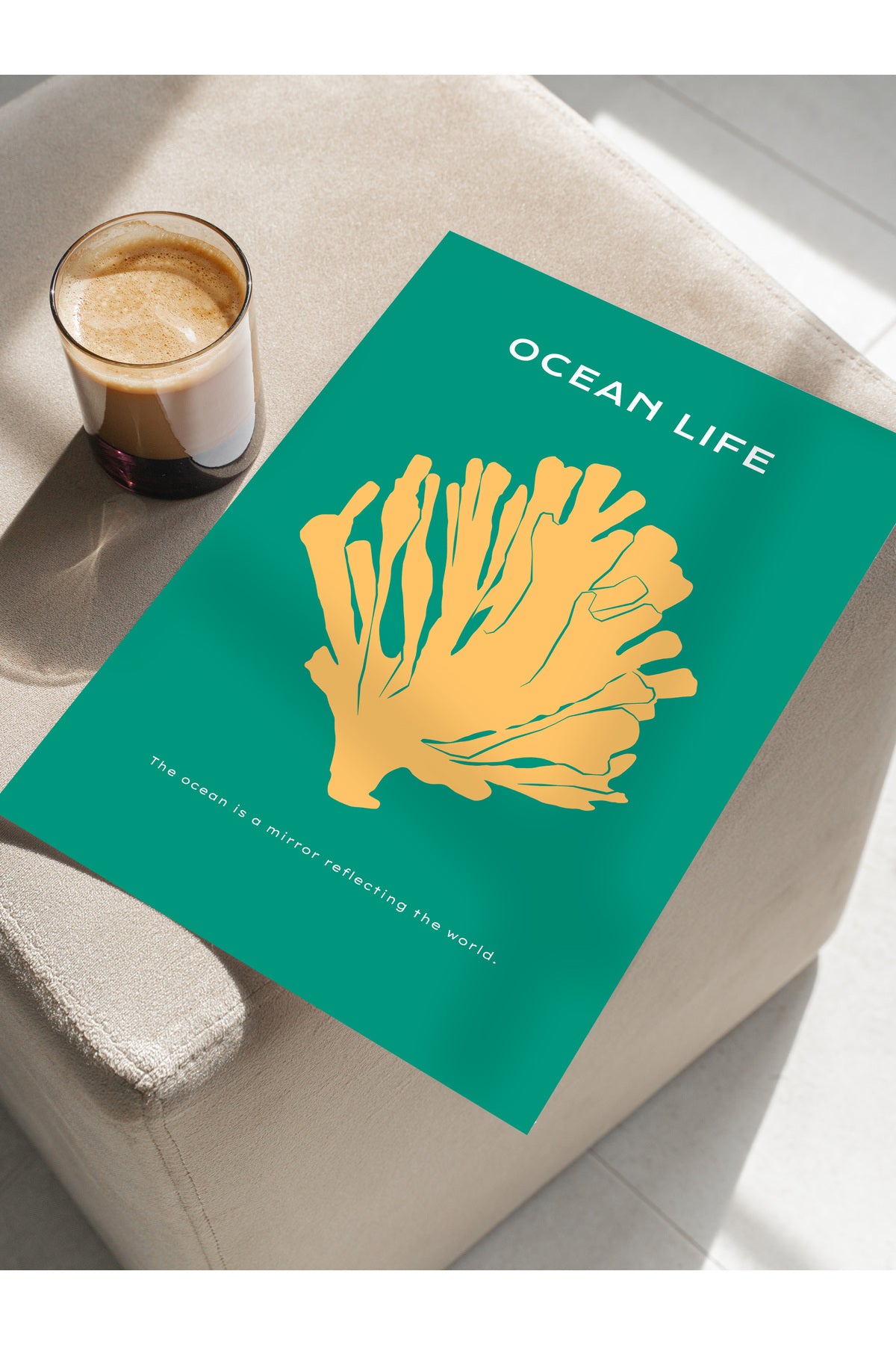 Estetik Duvar Posteri - Estetik Çizim Çerçevesiz Poster - Yatak Odası, Salon, Mutfak Duvar Dekoru