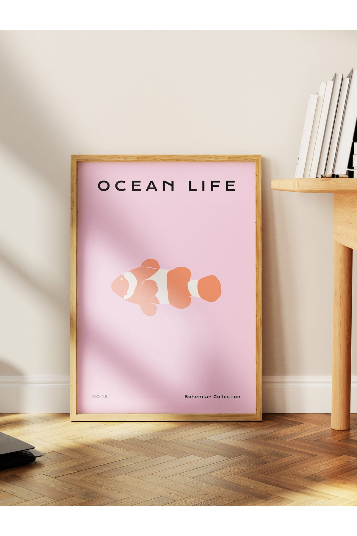 Estetik Duvar Posteri - Estetik Çizim Çerçevesiz Poster - Yatak Odası, Salon, Mutfak Duvar Dekoru