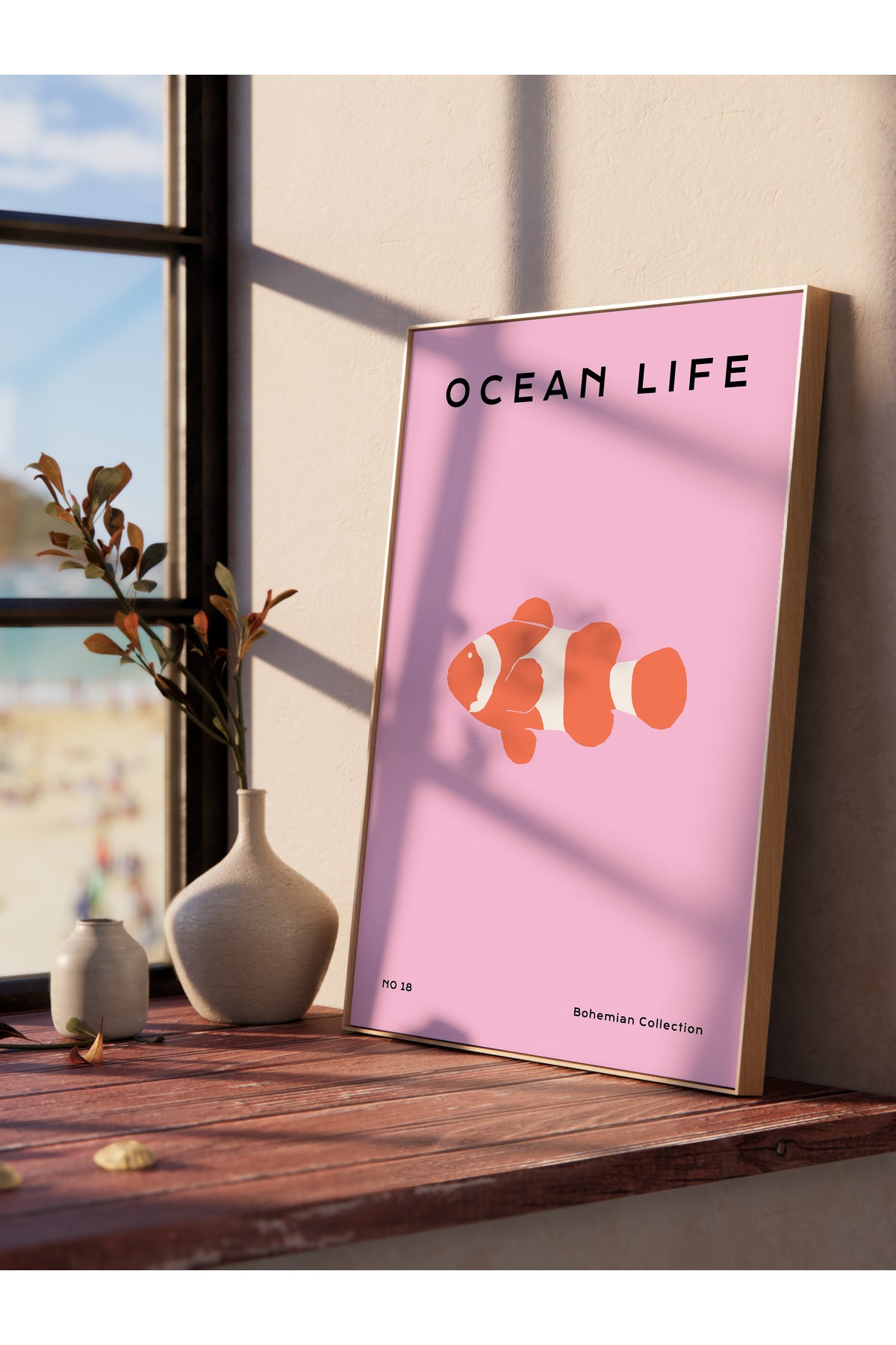 Estetik Duvar Posteri - Estetik Çizim Çerçevesiz Poster - Yatak Odası, Salon, Mutfak Duvar Dekoru