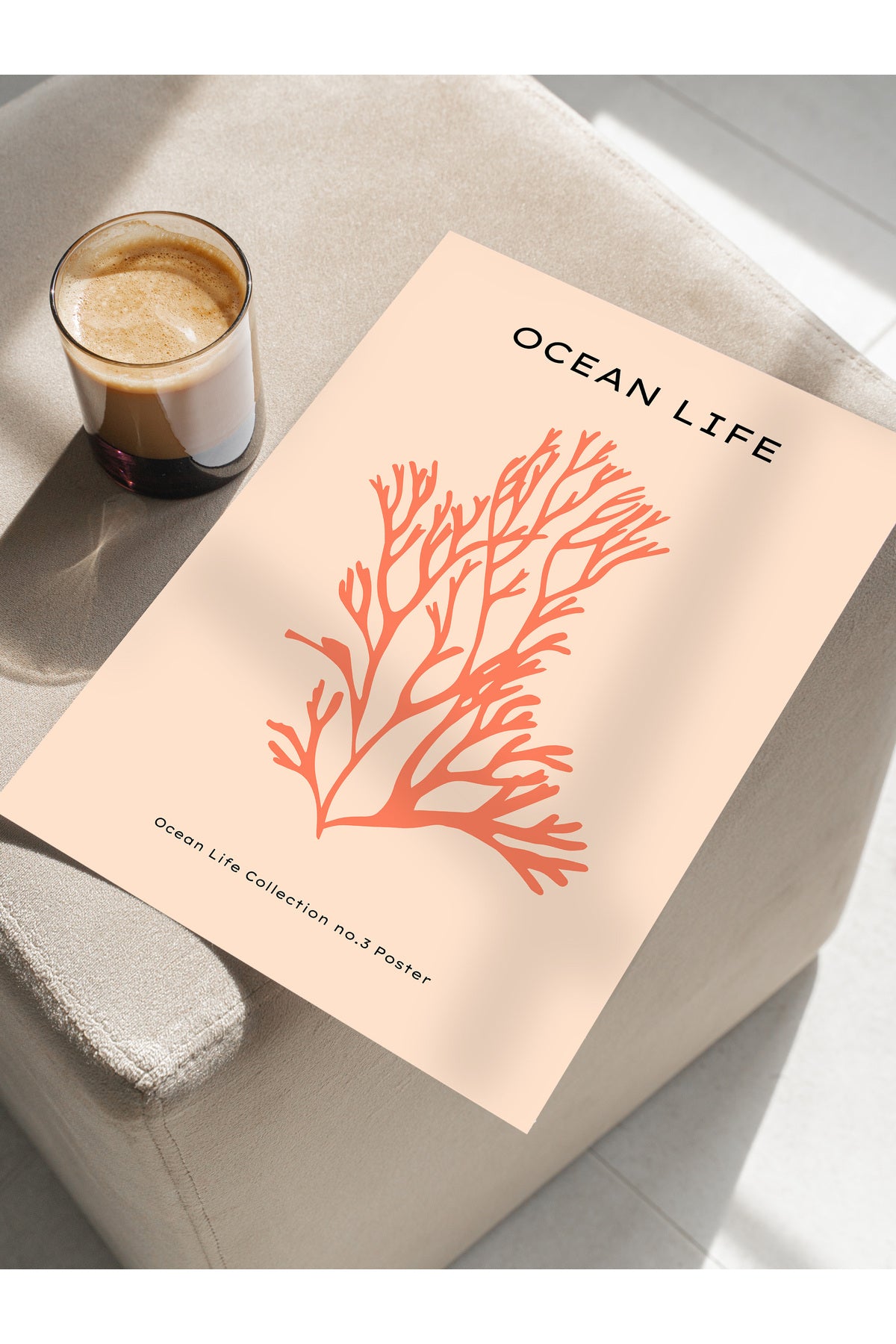 Estetik Duvar Posteri - Estetik Çizim Çerçevesiz Poster - Yatak Odası, Salon, Mutfak Duvar Dekoru