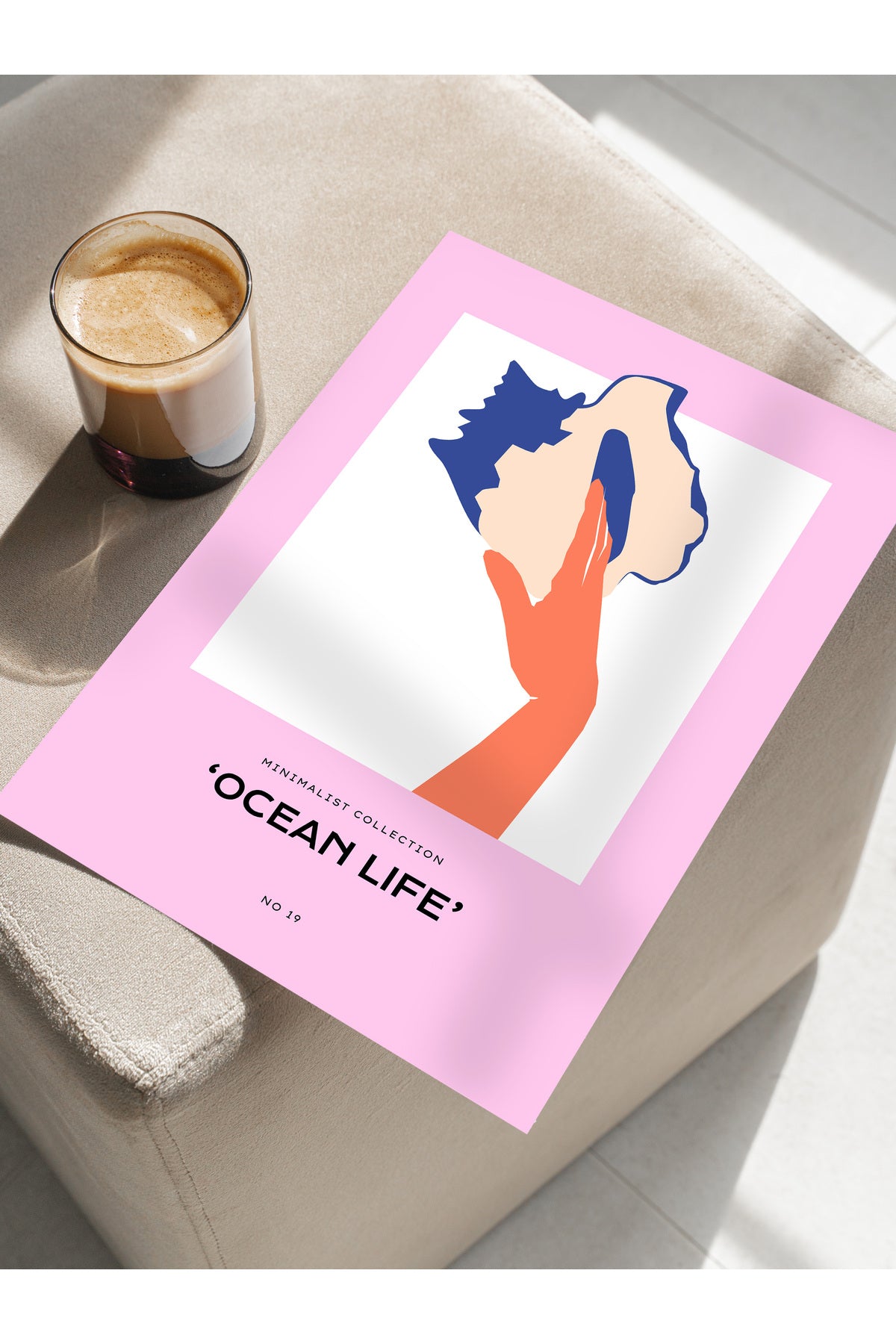 Estetik Duvar Posteri - Estetik Çizim Çerçevesiz Poster - Yatak Odası, Salon, Mutfak Duvar Dekoru