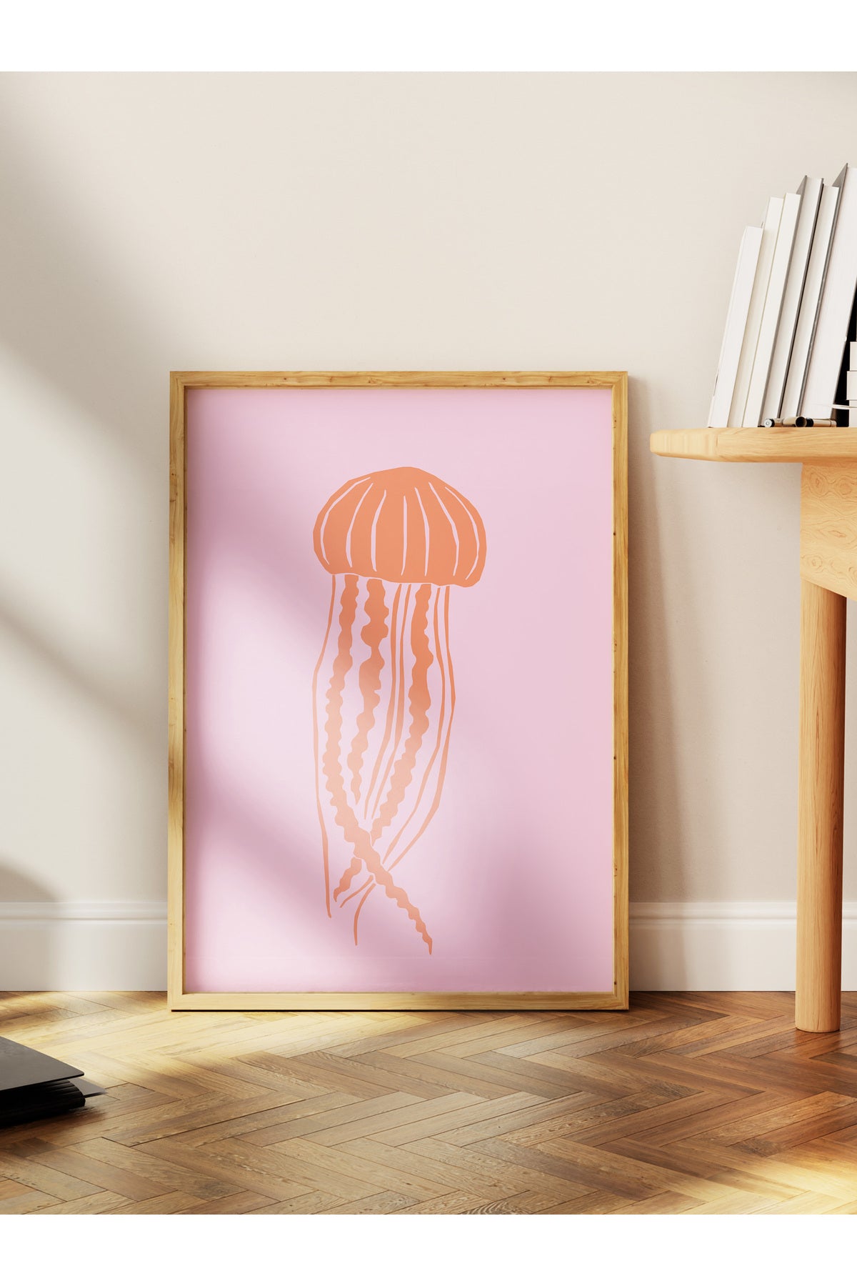 Estetik Duvar Posteri - Estetik Çizim Çerçevesiz Poster - Yatak Odası, Salon, Mutfak Duvar Dekoru