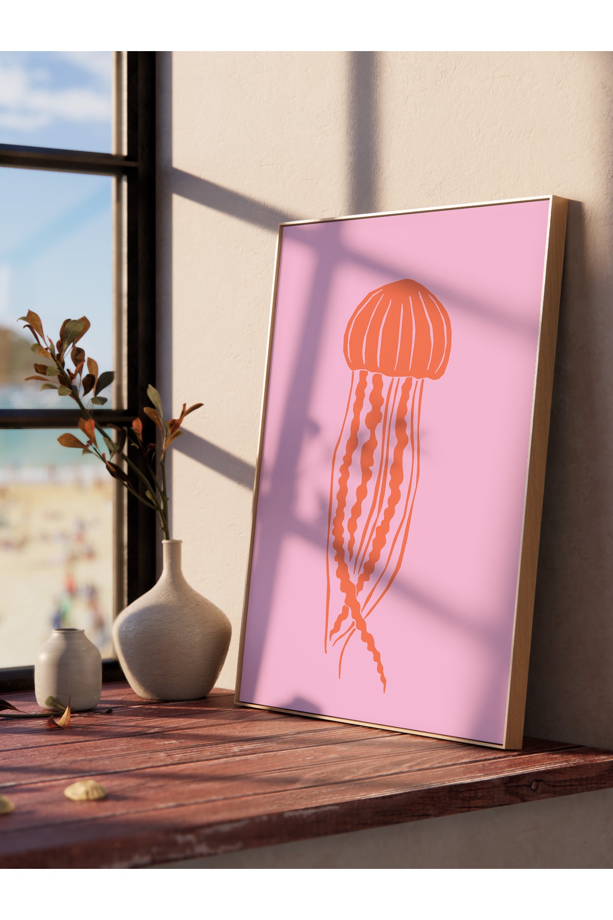 Estetik Duvar Posteri - Estetik Çizim Çerçevesiz Poster - Yatak Odası, Salon, Mutfak Duvar Dekoru