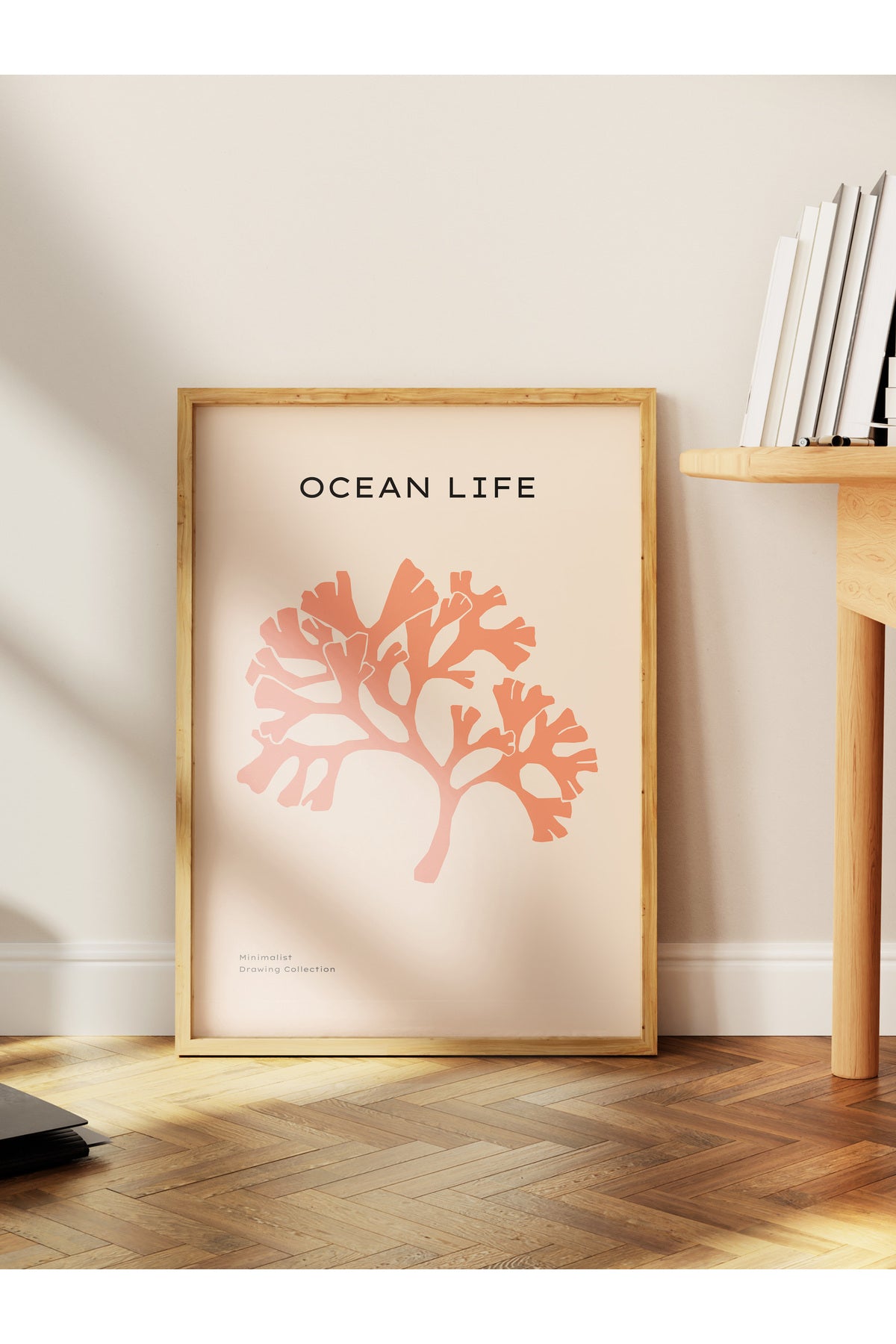 Estetik Duvar Posteri - Estetik Çizim Çerçevesiz Poster - Yatak Odası, Salon, Mutfak Duvar Dekoru