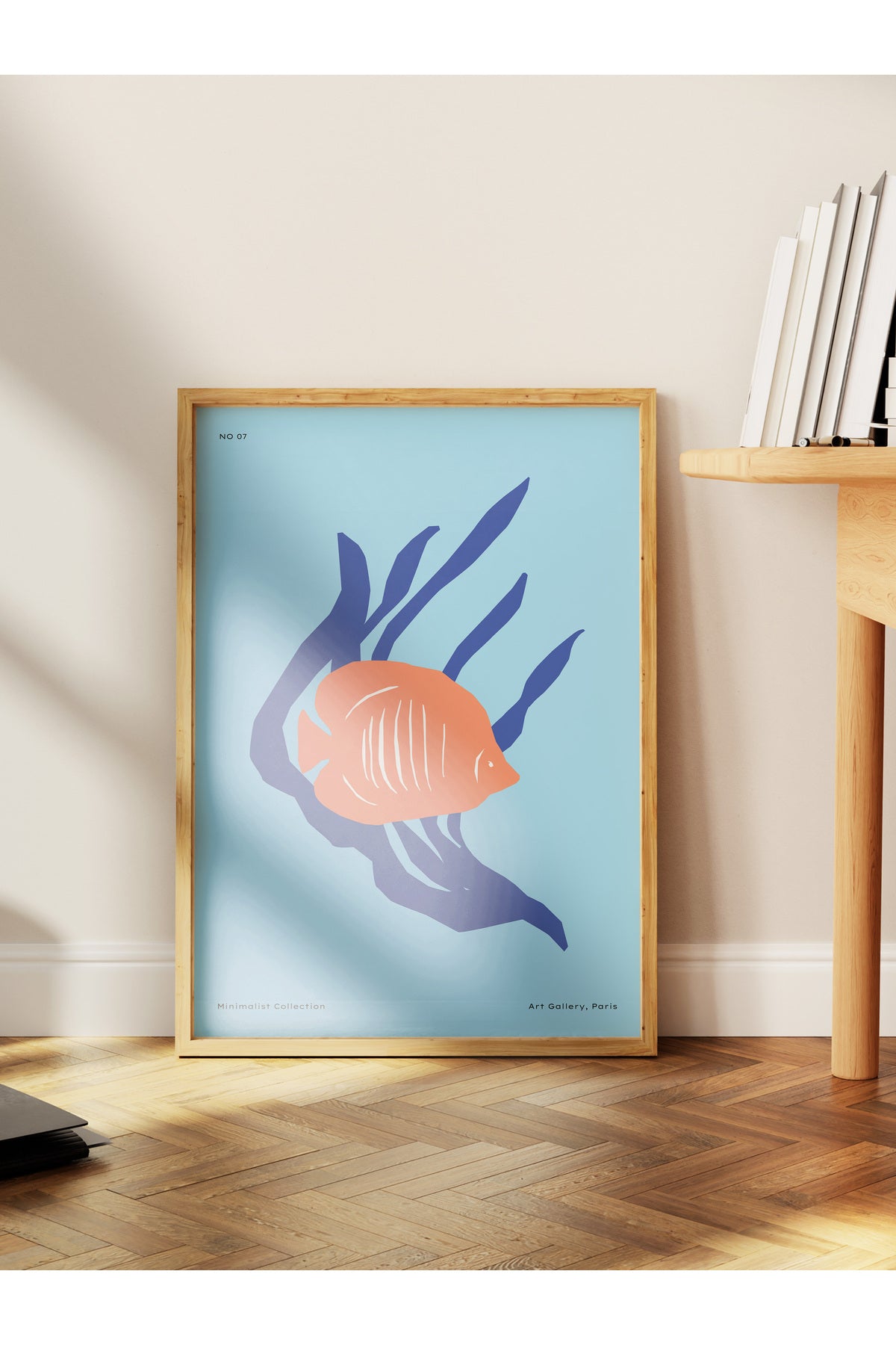 Estetik Duvar Posteri - Estetik Çizim Çerçevesiz Poster - Yatak Odası, Salon, Mutfak Duvar Dekoru