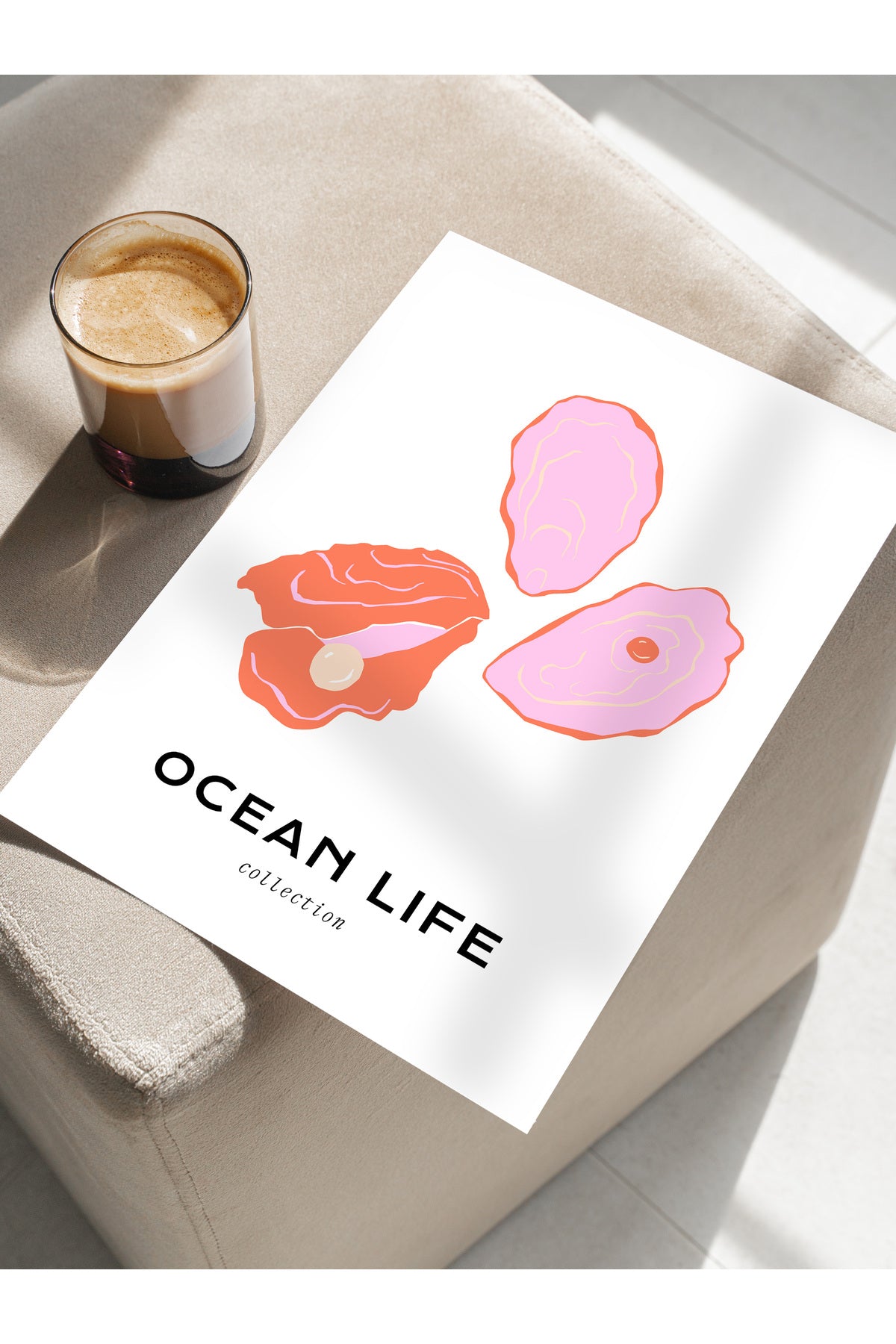 Estetik Duvar Posteri - Estetik Çizim Çerçevesiz Poster - Yatak Odası, Salon, Mutfak Duvar Dekoru