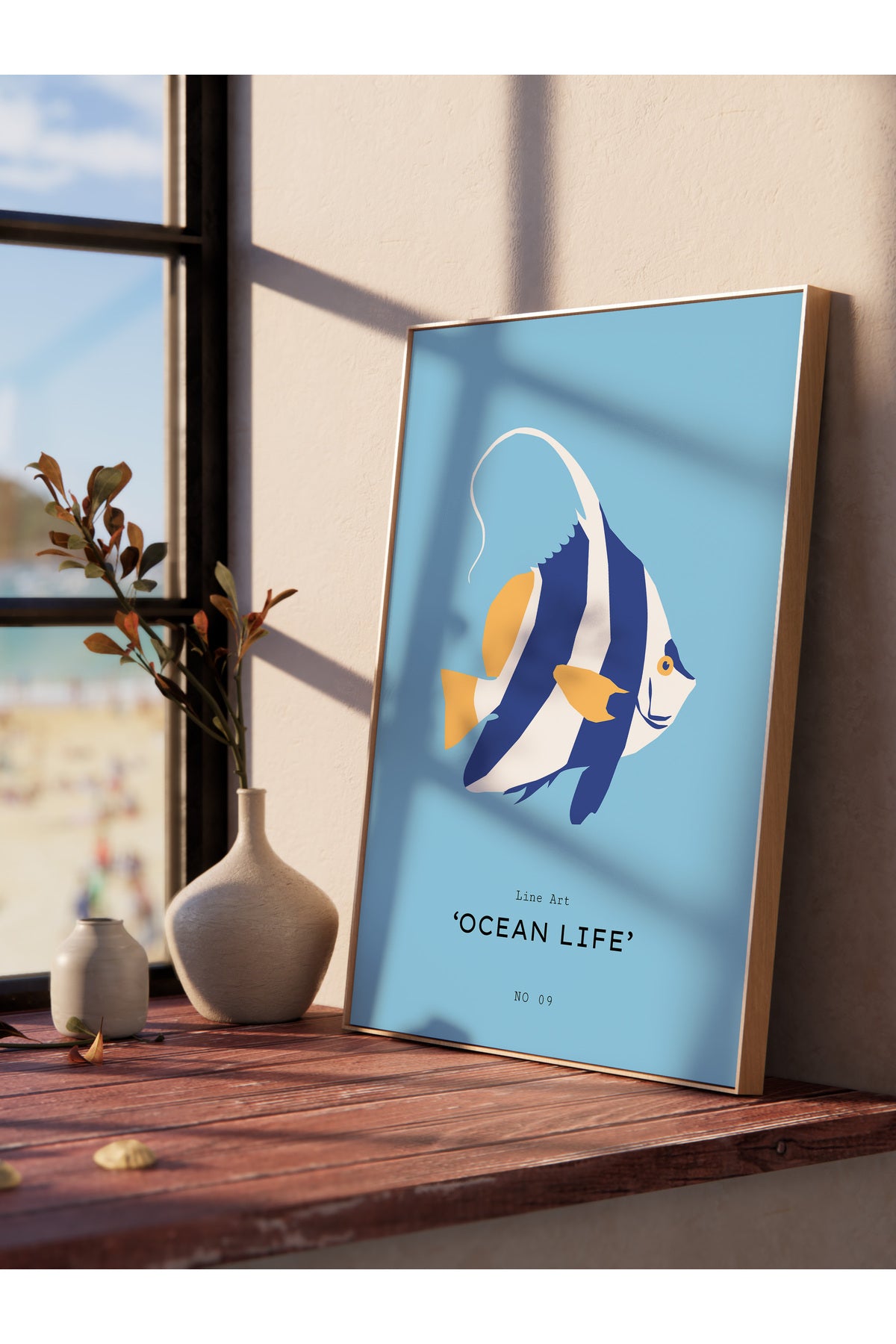 Estetik Duvar Posteri - Estetik Çizim Çerçevesiz Poster - Yatak Odası, Salon, Mutfak Duvar Dekoru