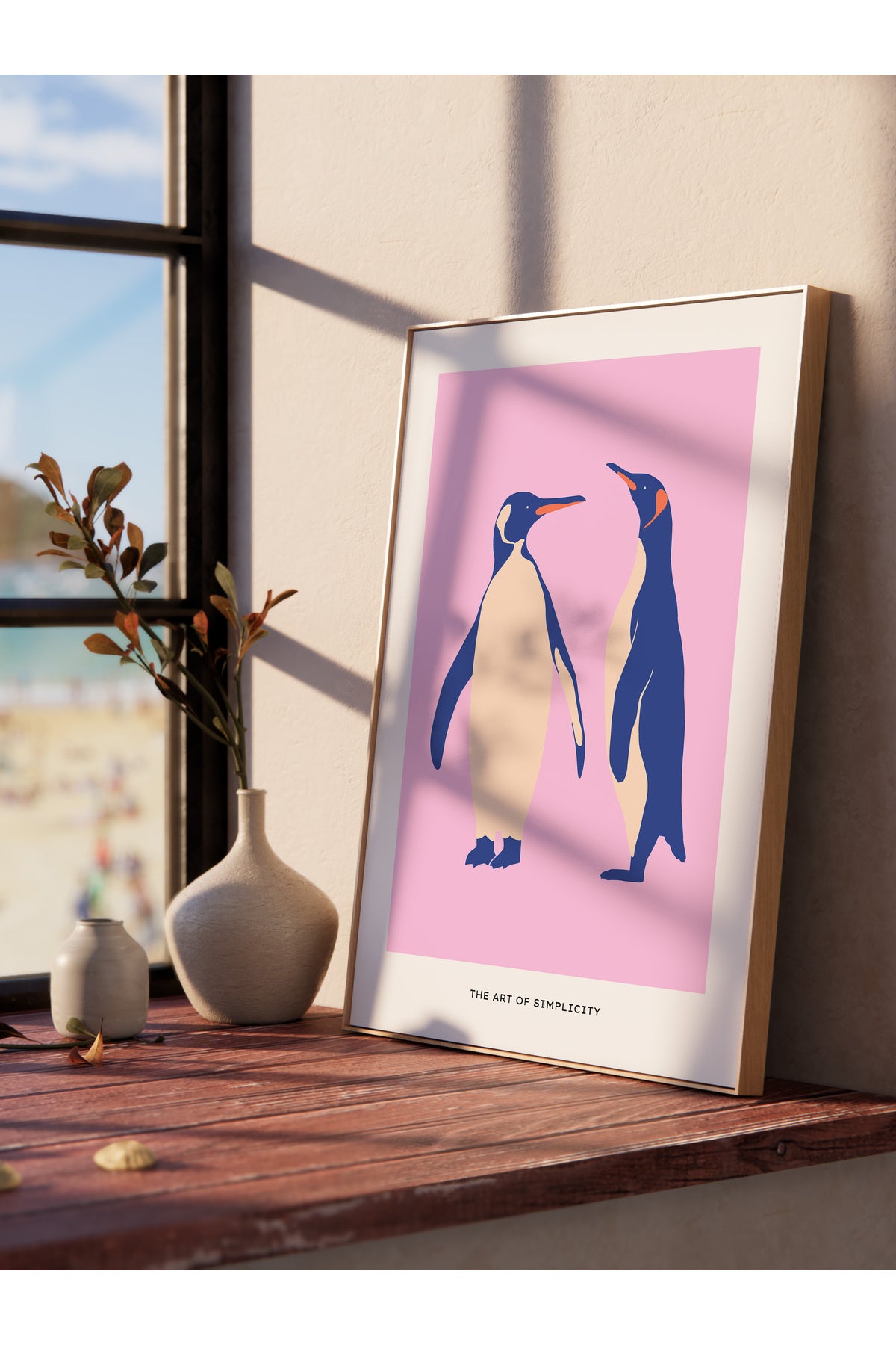 Estetik Duvar Posteri - Estetik Çizim Çerçevesiz Poster - Yatak Odası, Salon, Mutfak Duvar Dekoru