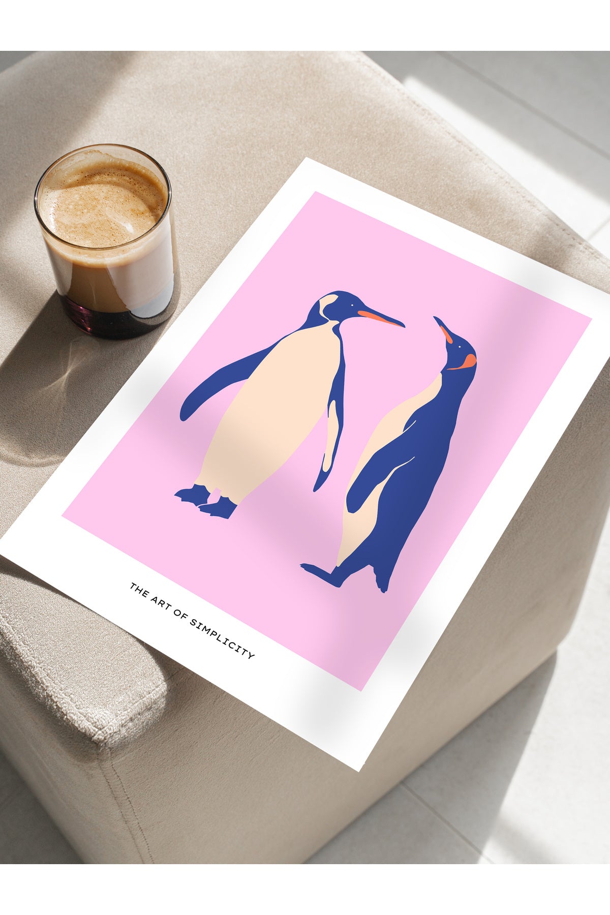 Estetik Duvar Posteri - Estetik Çizim Çerçevesiz Poster - Yatak Odası, Salon, Mutfak Duvar Dekoru