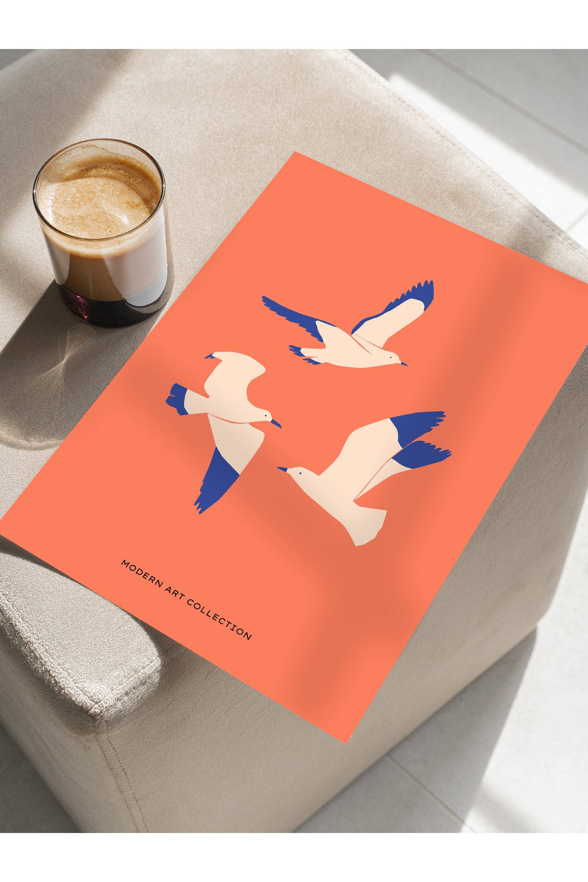 Estetik Duvar Posteri - Estetik Çizim Çerçevesiz Poster - Yatak Odası, Salon, Mutfak Duvar Dekoru