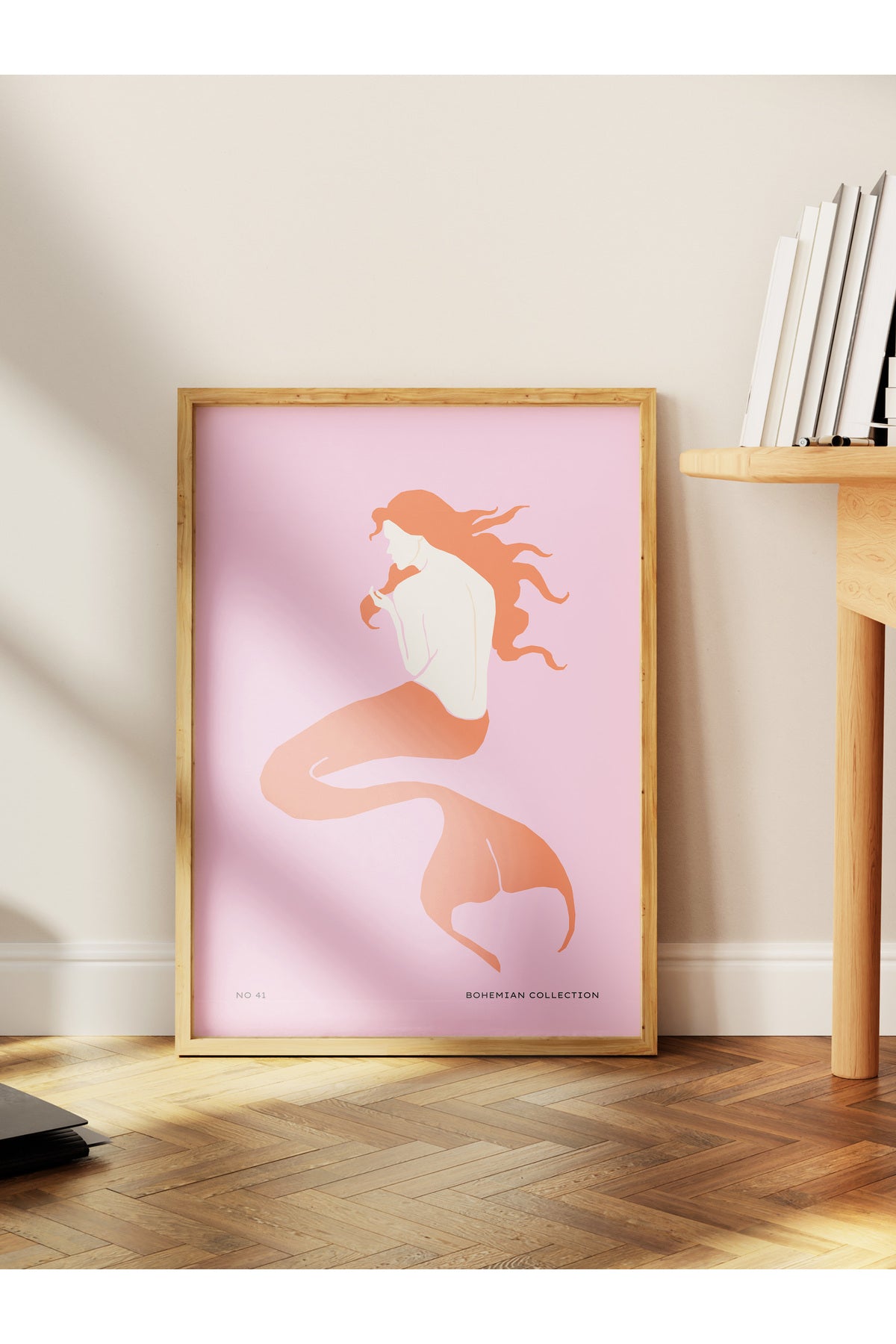 Estetik Duvar Posteri - Estetik Çizim Çerçevesiz Poster - Yatak Odası, Salon, Mutfak Duvar Dekoru