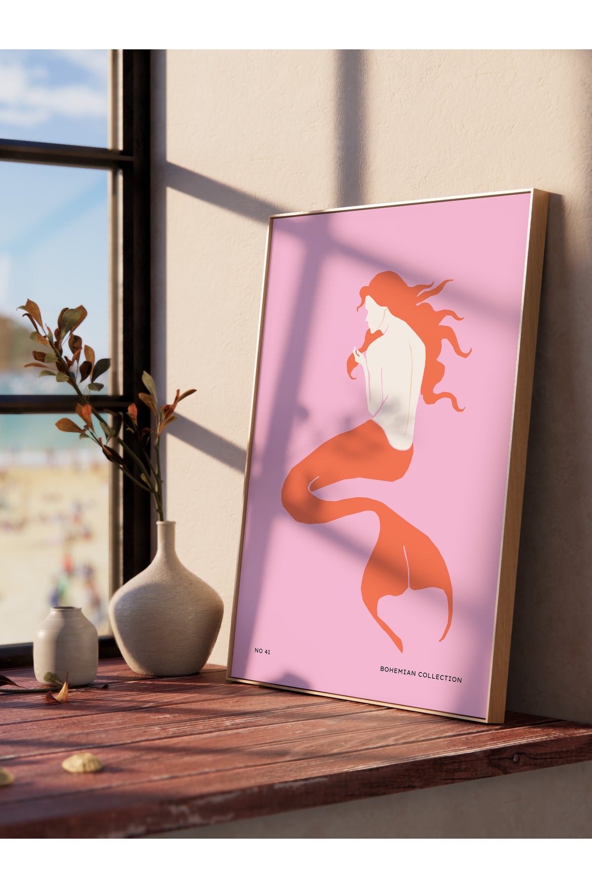 Estetik Duvar Posteri - Estetik Çizim Çerçevesiz Poster - Yatak Odası, Salon, Mutfak Duvar Dekoru