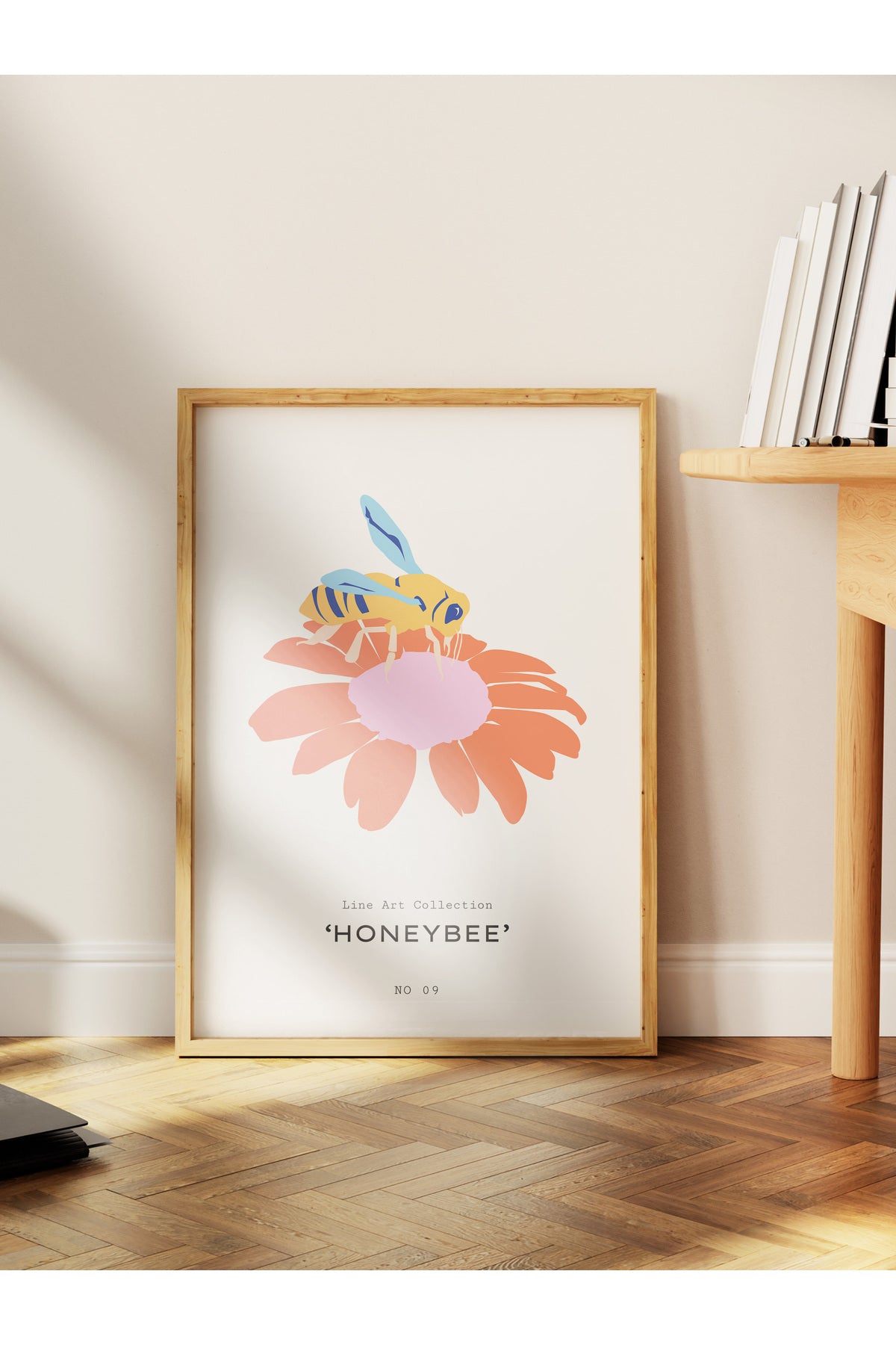 Estetik Duvar Posteri - Estetik Çizim Çerçevesiz Poster - Yatak Odası, Salon, Mutfak Duvar Dekoru