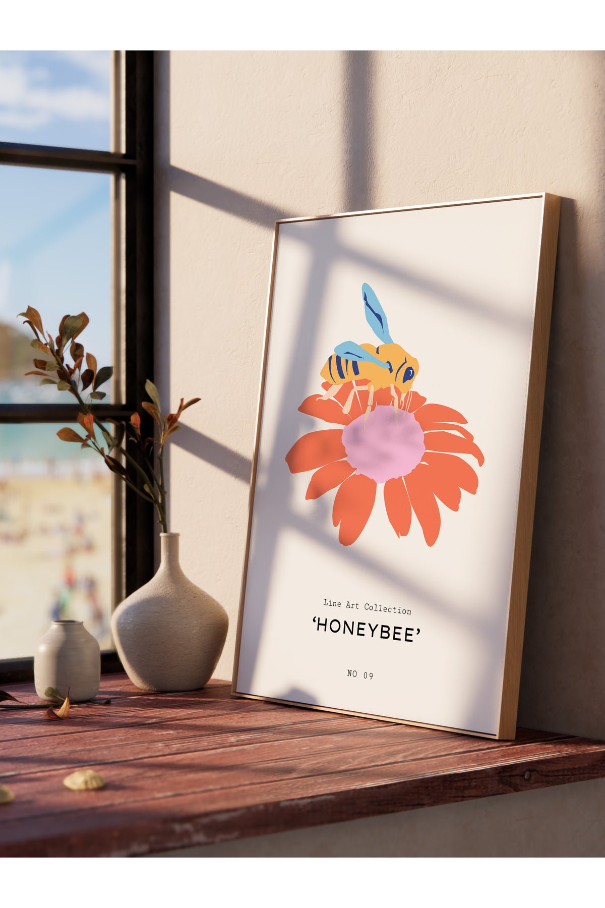 Estetik Duvar Posteri - Estetik Çizim Çerçevesiz Poster - Yatak Odası, Salon, Mutfak Duvar Dekoru