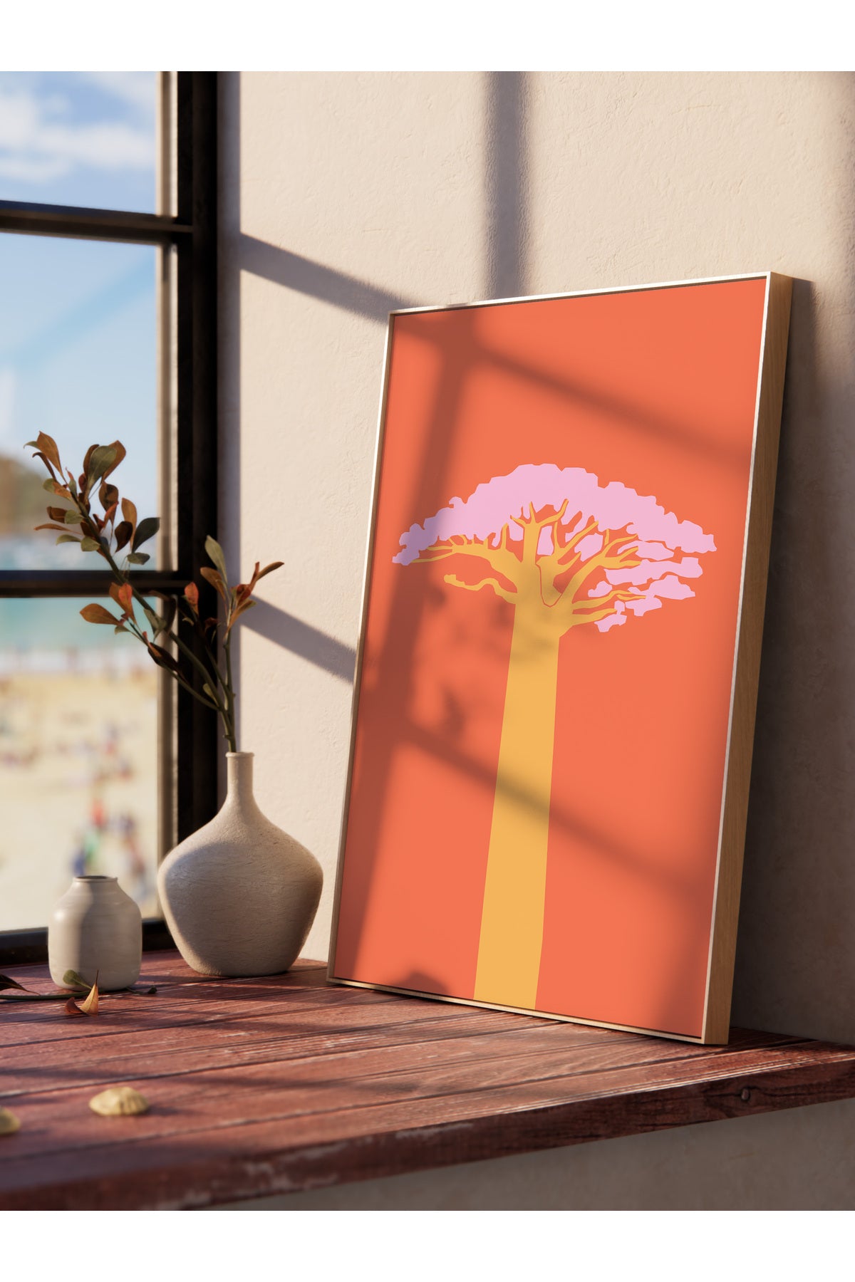 Estetik Duvar Posteri - Estetik Çizim Çerçevesiz Poster - Yatak Odası, Salon, Mutfak Duvar Dekoru