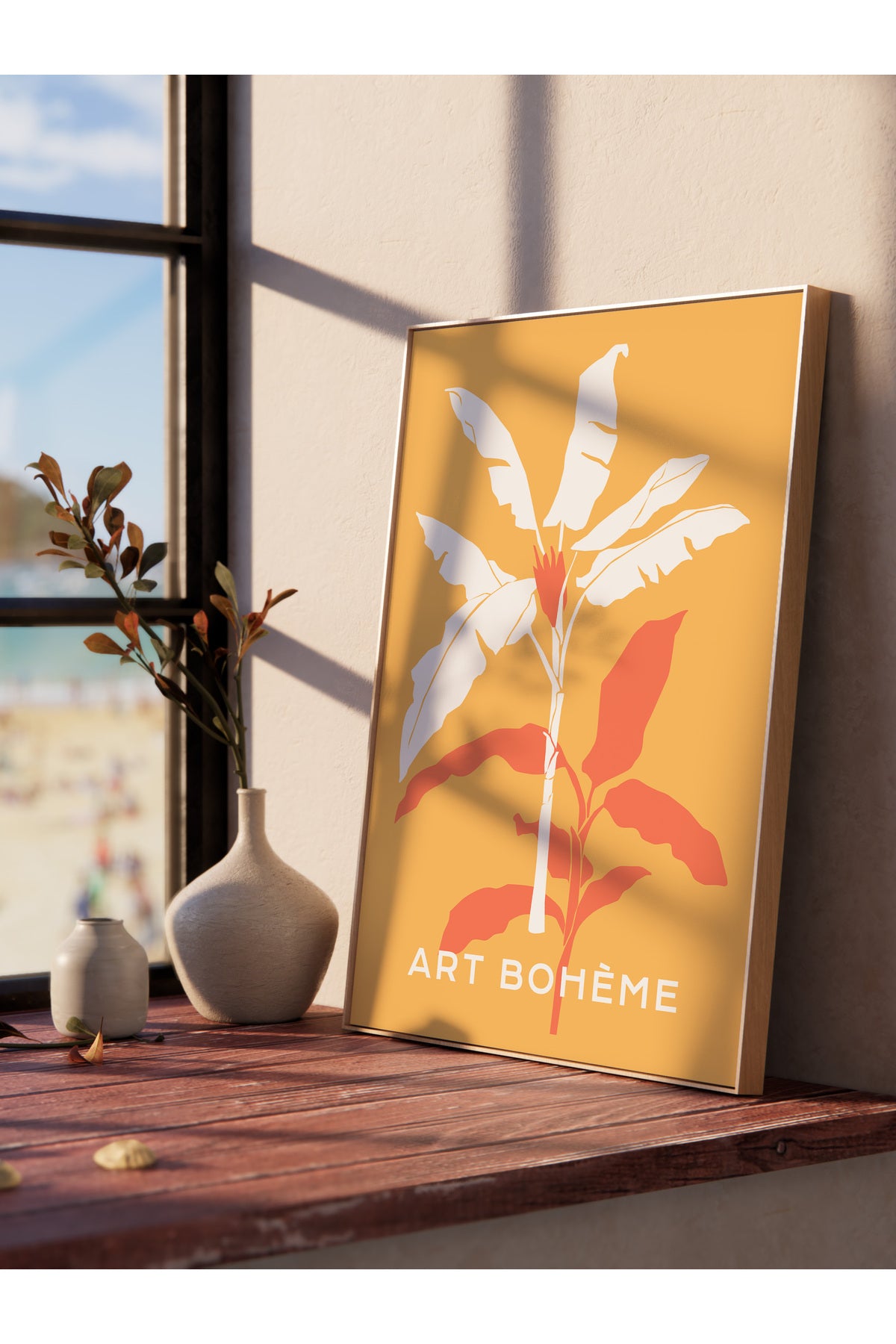 Estetik Duvar Posteri - Estetik Çizim Çerçevesiz Poster - Yatak Odası, Salon, Mutfak Duvar Dekoru