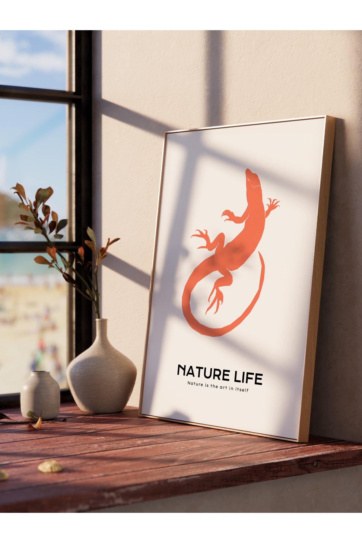 Estetik Duvar Posteri - Estetik Çizim Çerçevesiz Poster - Yatak Odası, Salon, Mutfak Duvar Dekoru