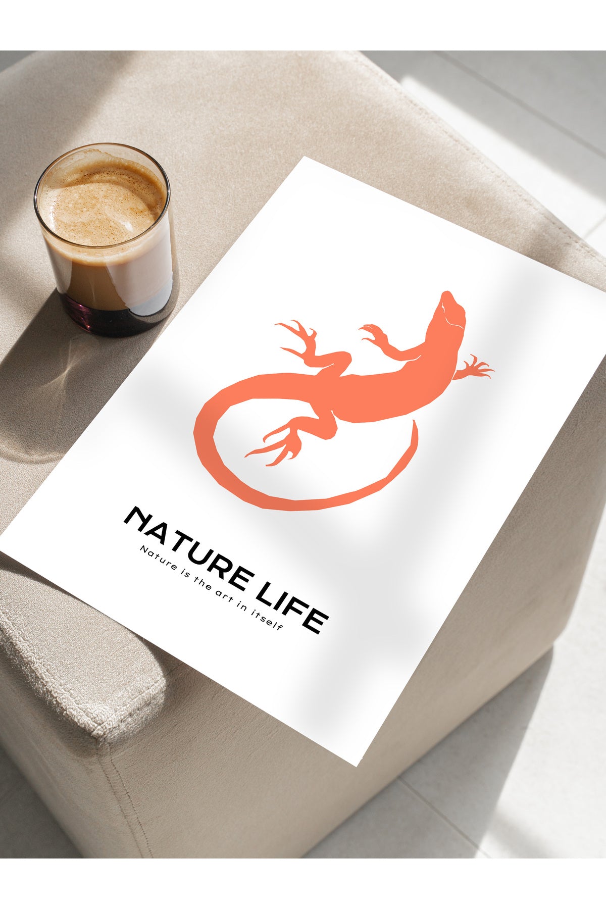 Estetik Duvar Posteri - Estetik Çizim Çerçevesiz Poster - Yatak Odası, Salon, Mutfak Duvar Dekoru