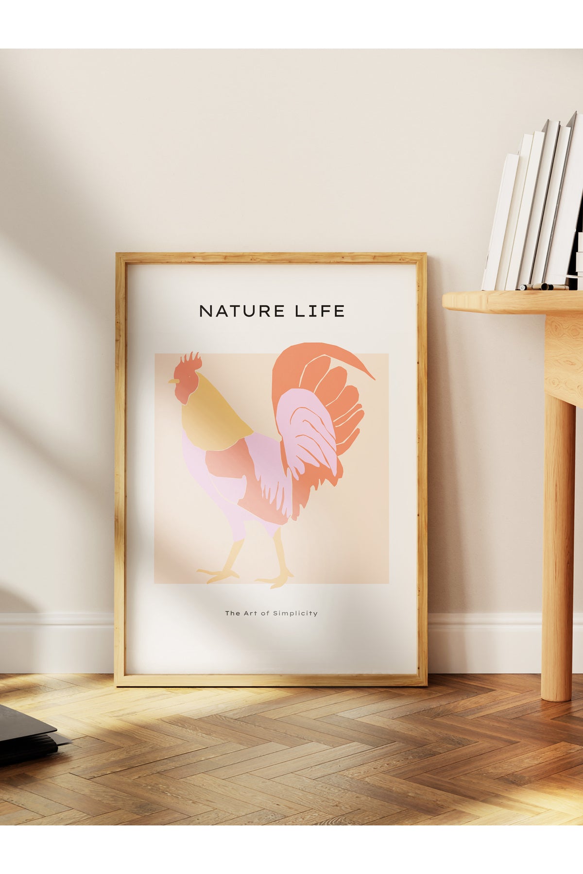 Estetik Duvar Posteri - Estetik Çizim Çerçevesiz Poster - Yatak Odası, Salon, Mutfak Duvar Dekoru