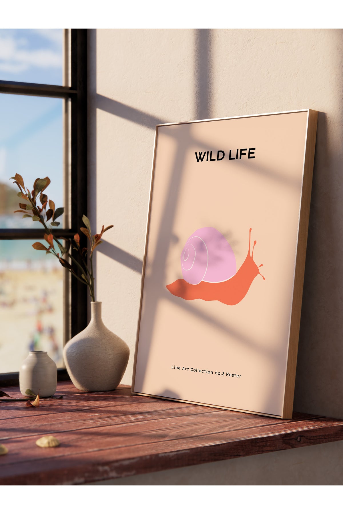 Estetik Duvar Posteri - Estetik Çizim Çerçevesiz Poster - Yatak Odası, Salon, Mutfak Duvar Dekoru