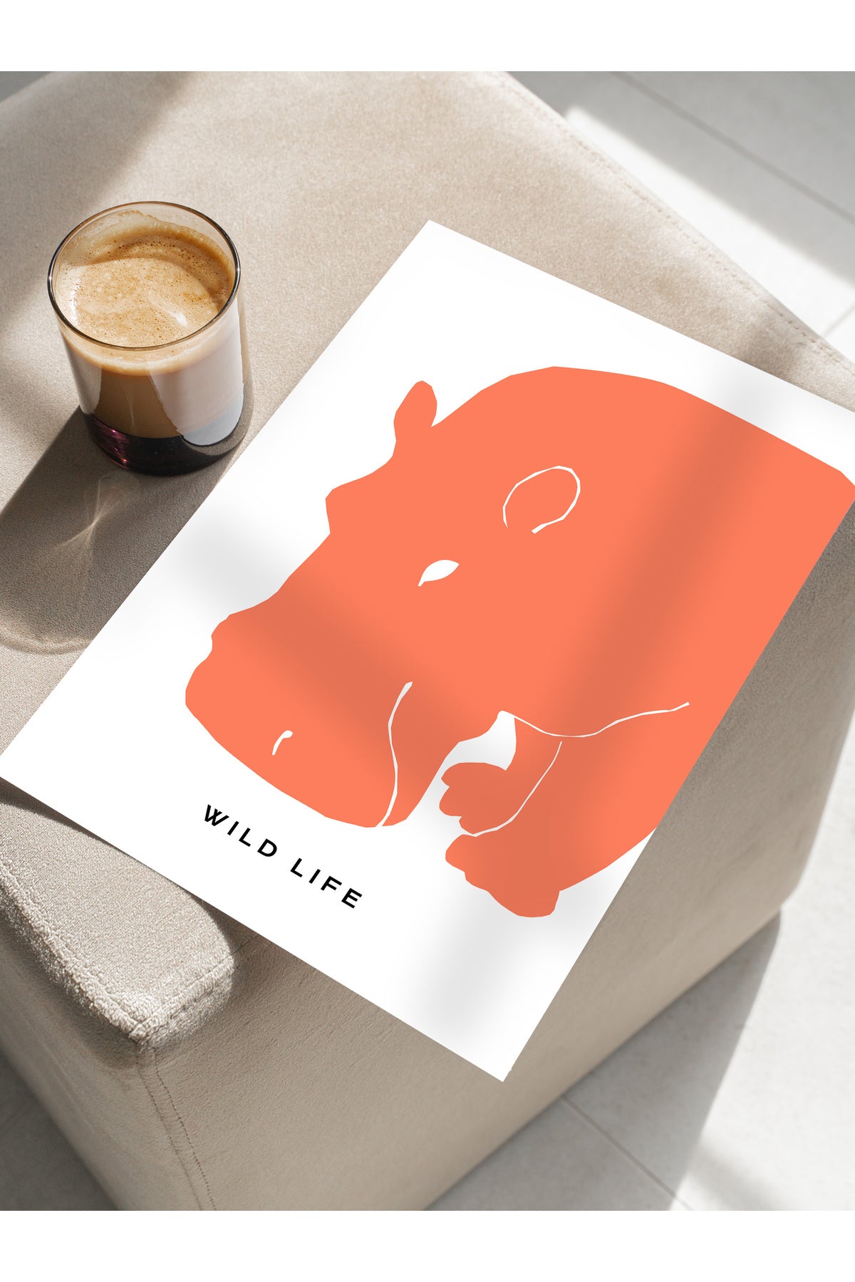 Estetik Duvar Posteri - Estetik Çizim Çerçevesiz Poster - Yatak Odası, Salon, Mutfak Duvar Dekoru