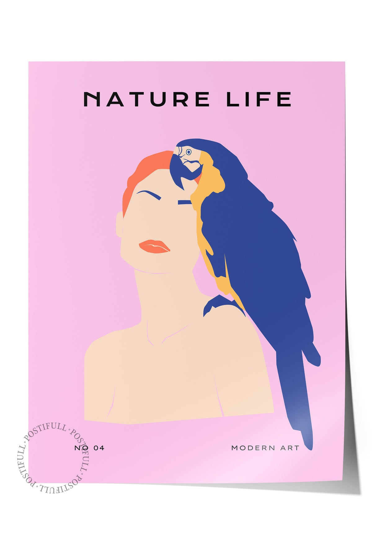 Estetik Duvar Posteri - Estetik Çizim Çerçevesiz Poster - Yatak Odası, Salon, Mutfak Duvar Dekoru